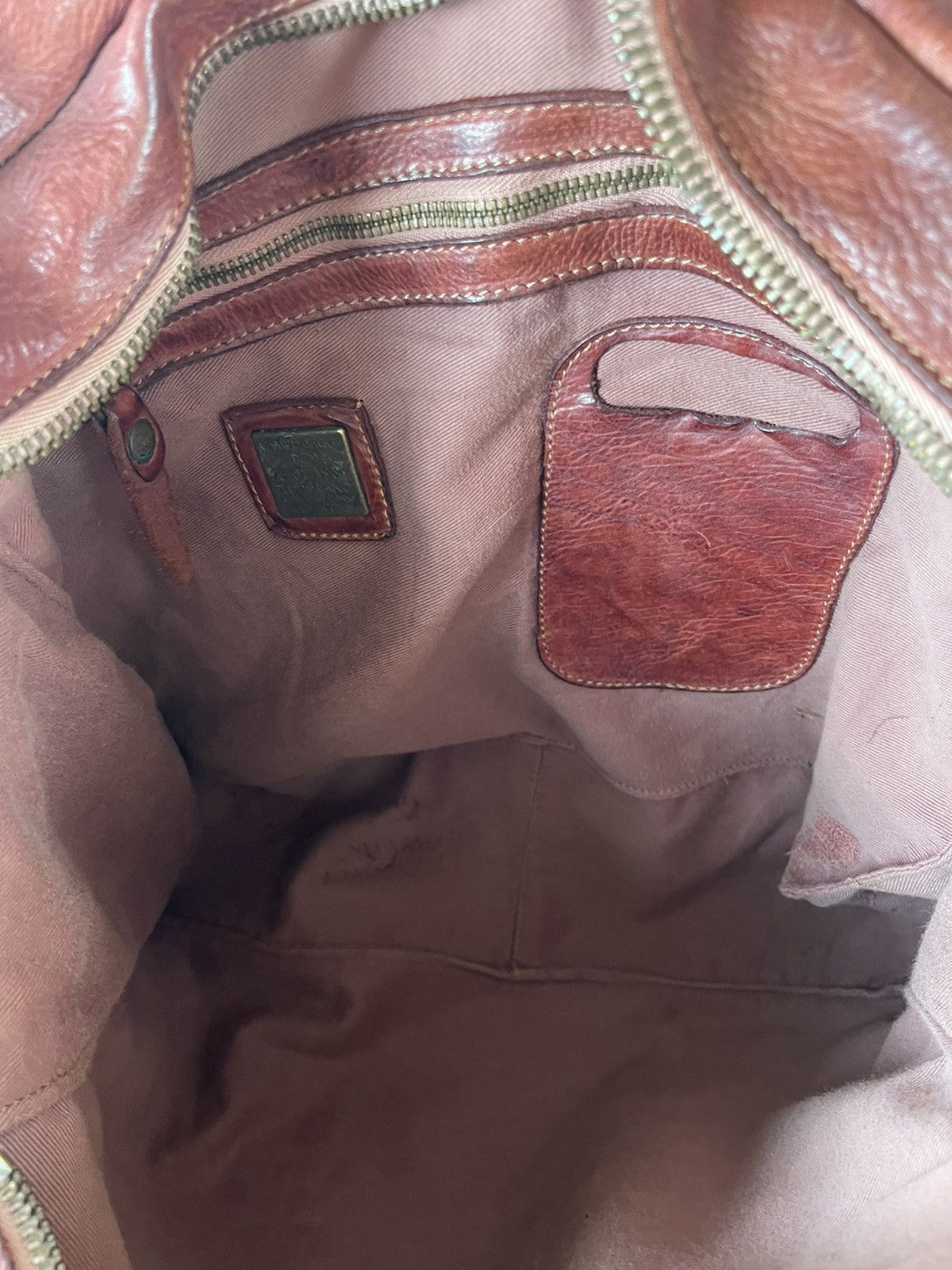 Other Campomaggi Leather Messenger Distressed Shoulder Satchel Bag Size ONE SIZE - 13 Thumbnail