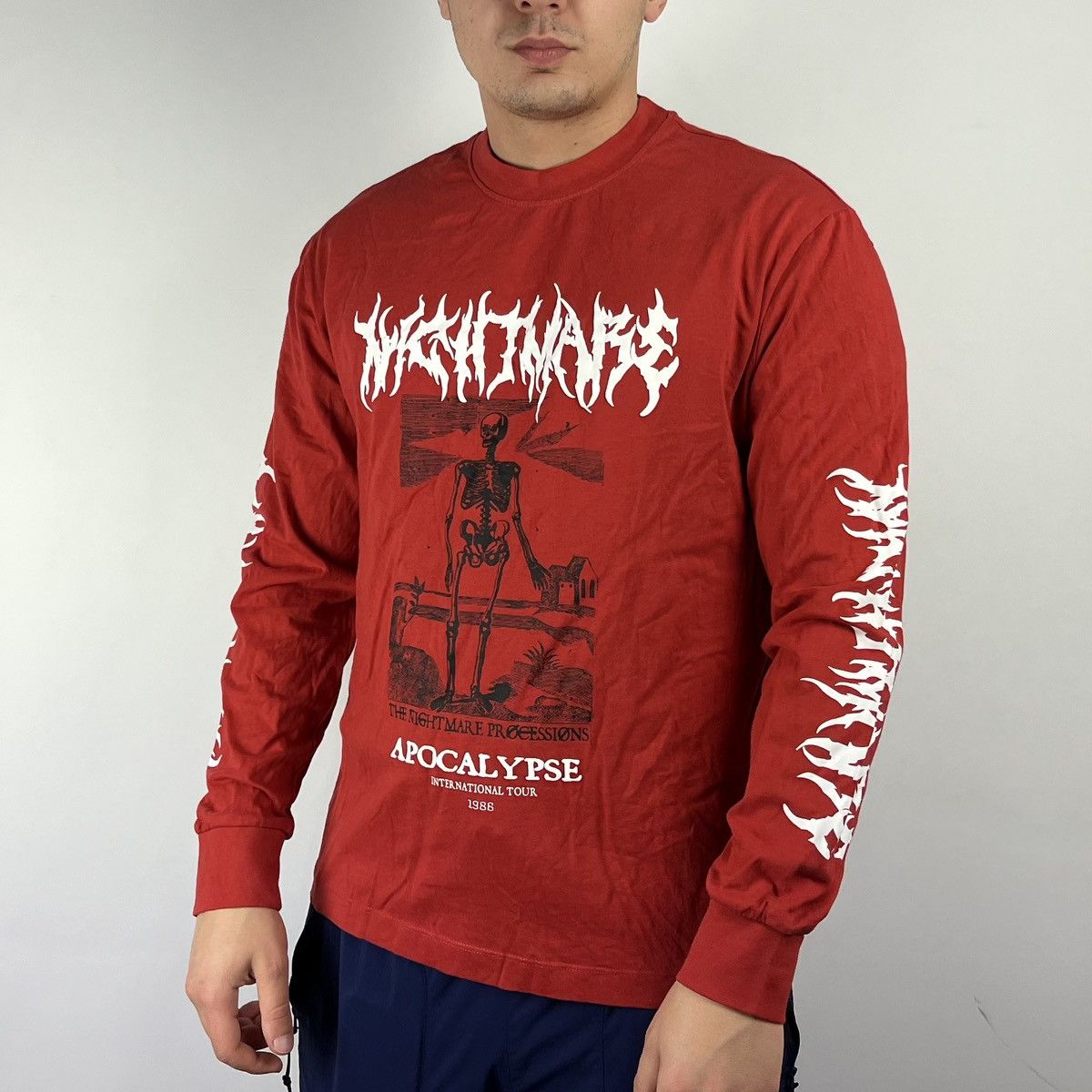 Band Tees The nightmare procession long sleeve skull size Small Size US S / EU 44-46 / 1 - 1 Thumbnail