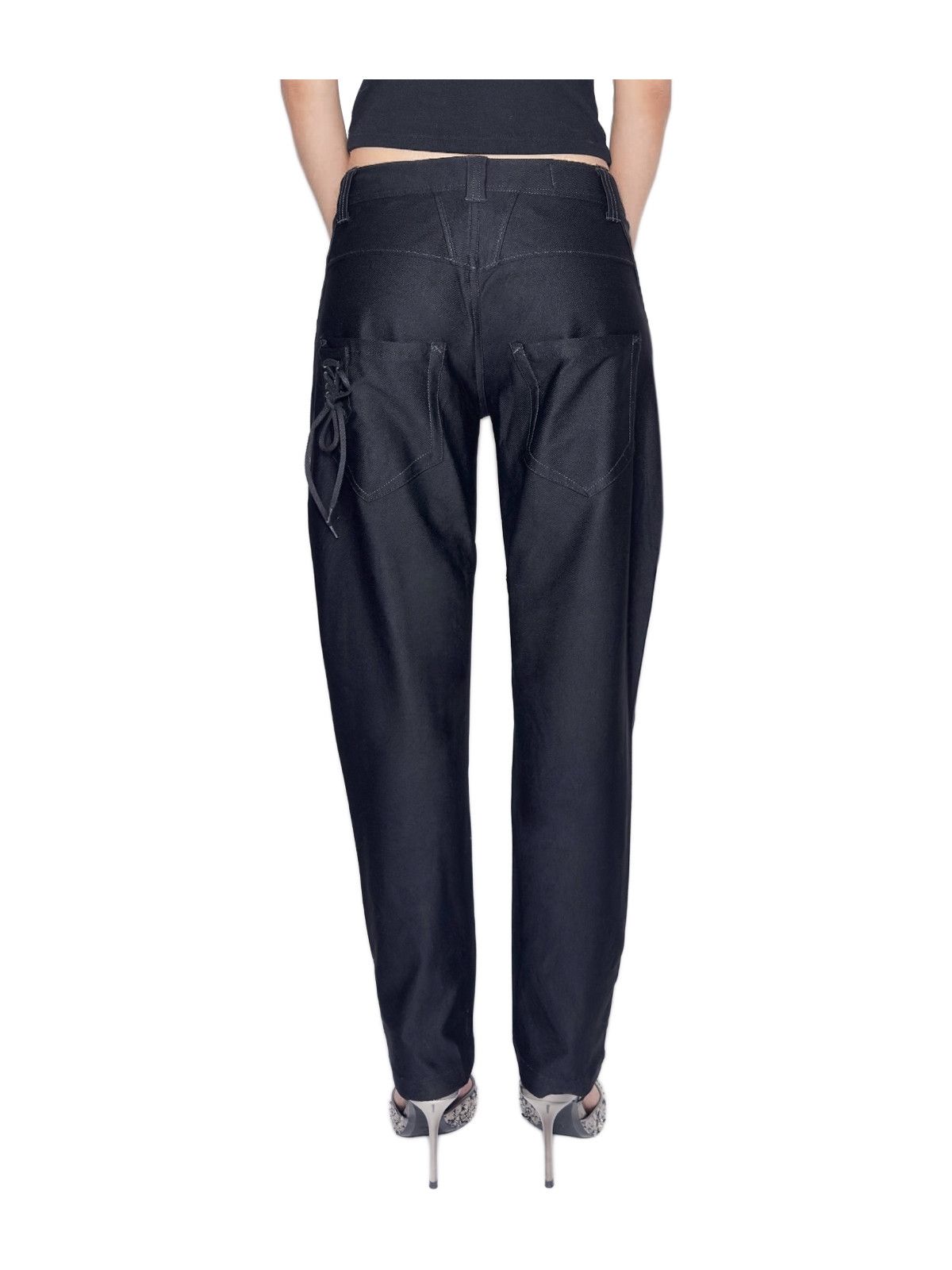 Marithe + Francois Girbaud Marithé + François Girbaud "Le Casual" Corset Jodhpur Pants Size 28" / US 6 / IT 42 - 4 Thumbnail