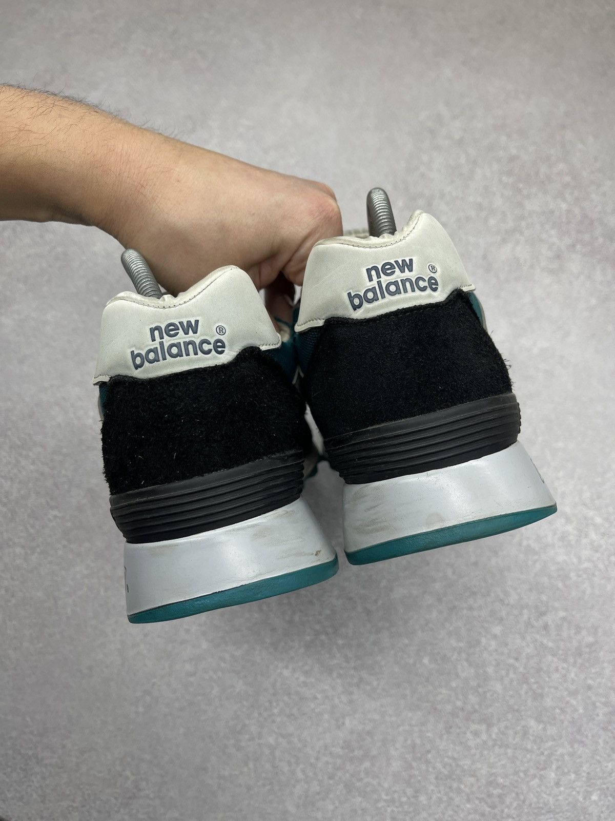 New Balance Mens New Balance 577 England Sneakers With Box Black/Blue Size US 9 / EU 42 - 6 Thumbnail