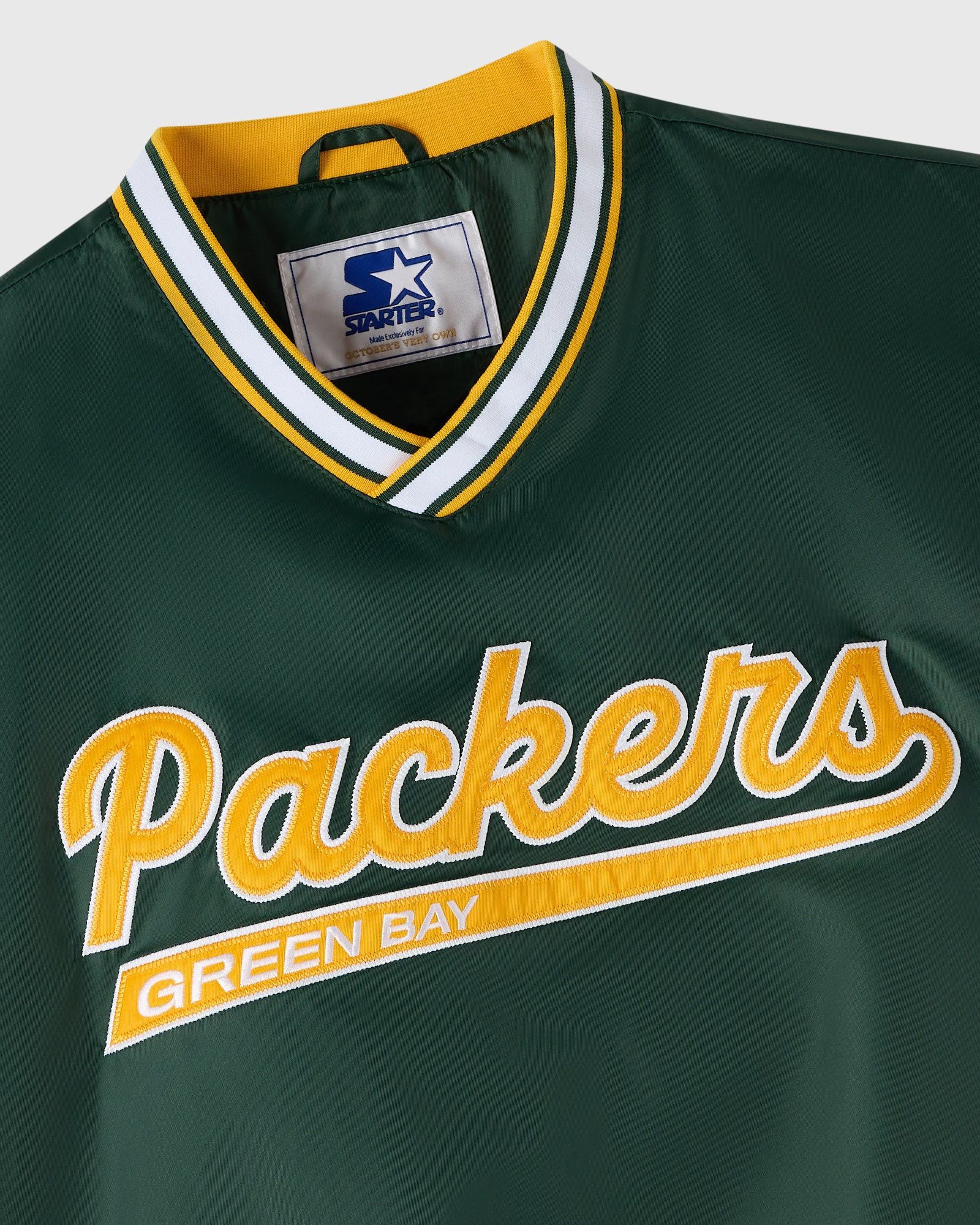 Drake OVO x NFL GREEN BAY PACKERS STARTER® TRAINER PULLOVER JACKET Size US M / EU 48-50 / 2 - 3 Thumbnail
