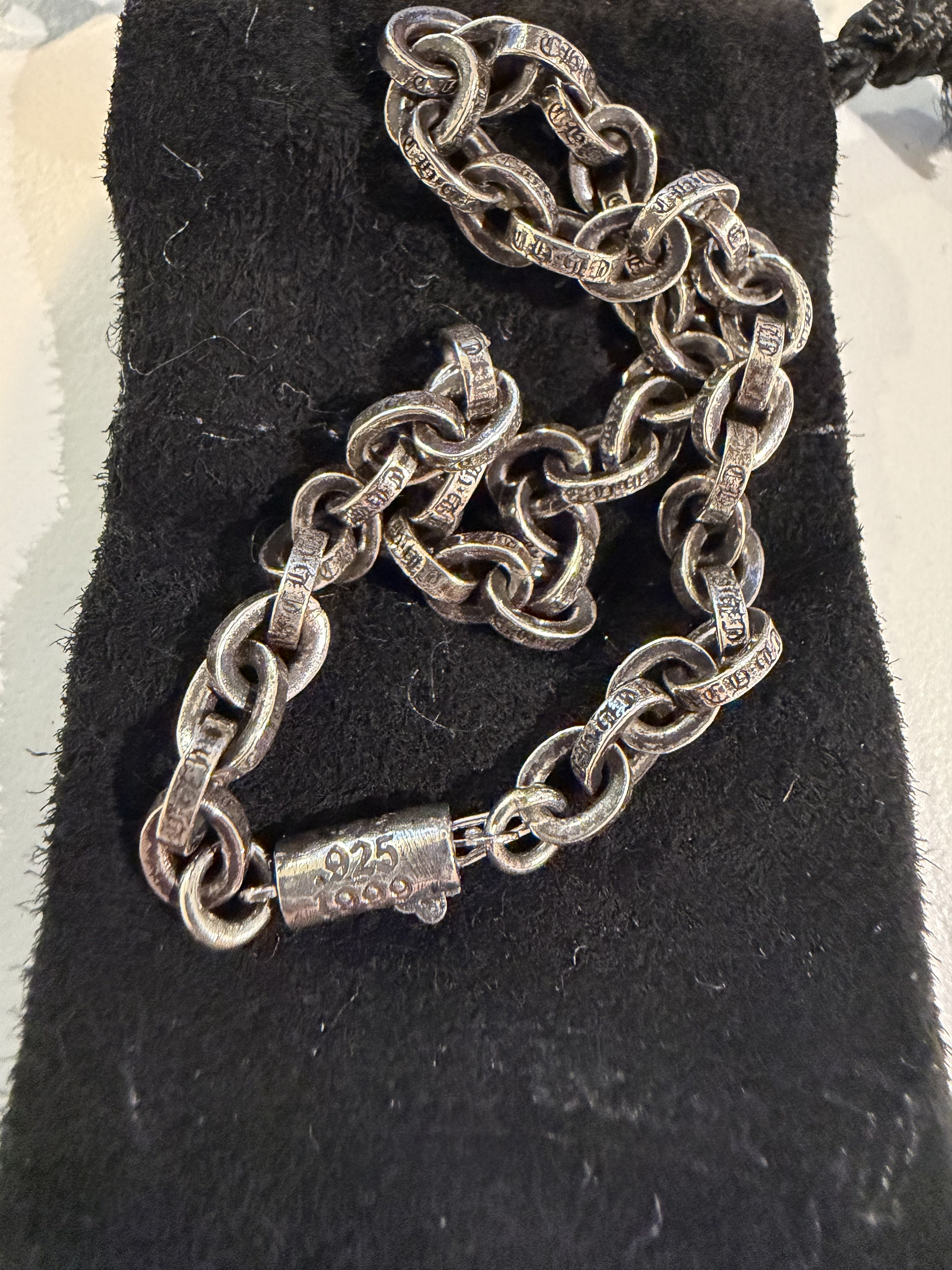 Chrome Hearts Chrome Hearts - Paper Chain - Silver Bracelet 8" Size ONE SIZE - 1 Thumbnail