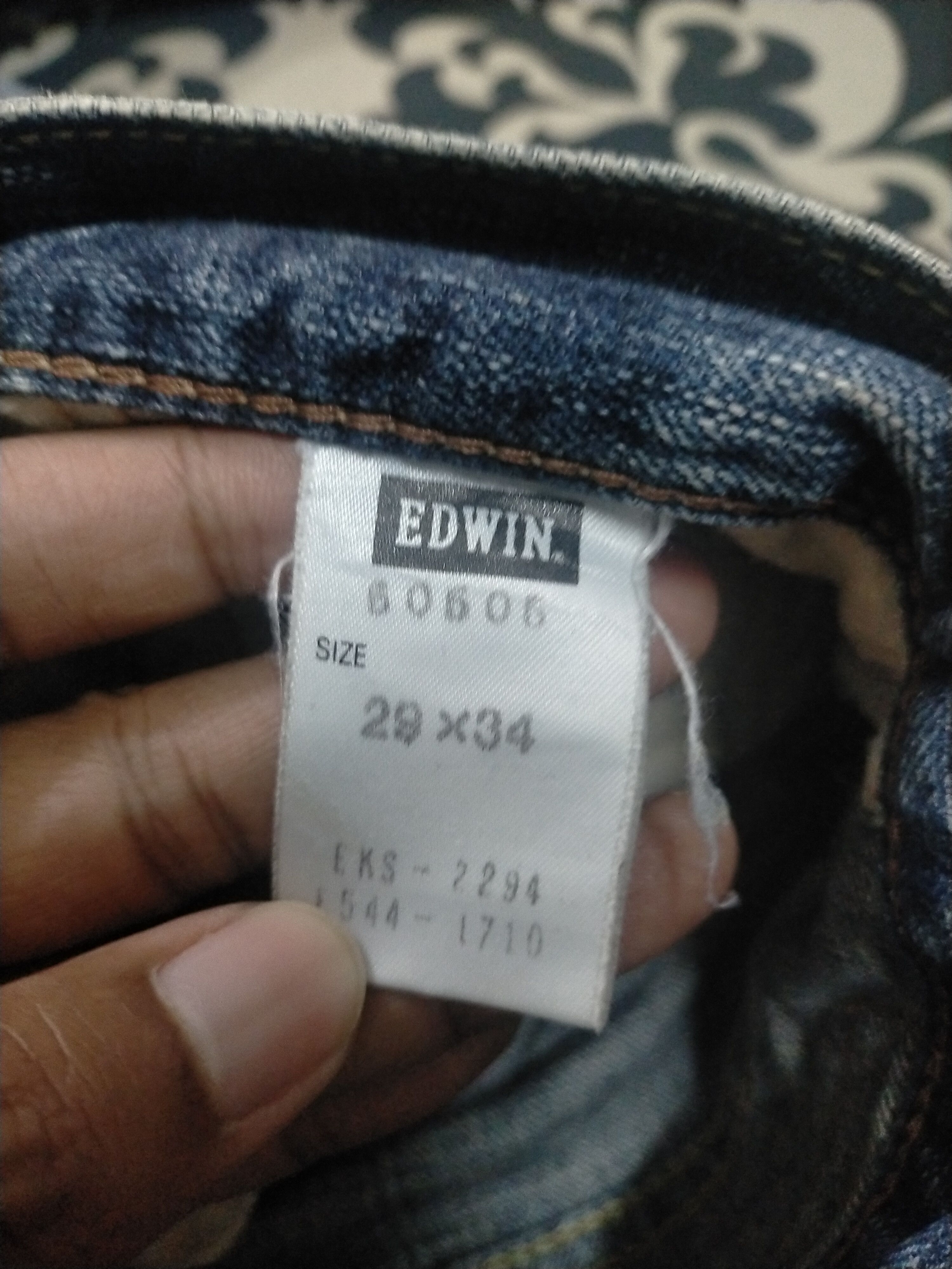 Edwin × If Six Was Nine 🔥Sick🔥Edwin 505 Ripped Distressed Selvedge Jeans Size US 31 - 8 Thumbnail