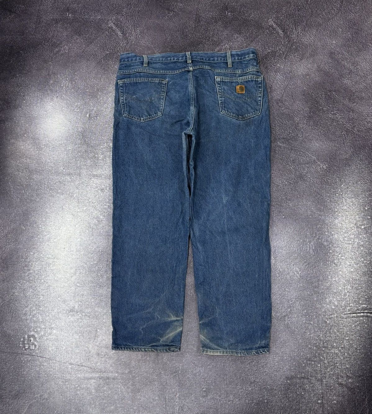Carhartt Vintage 90s Carhartt USA Work Blue Denim Skate Baggy Jeans Size US 40 / EU 56 - 1 Thumbnail