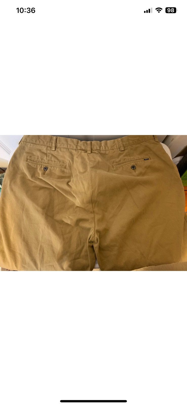 Polo Ralph Lauren Polo Ralph Lauren Mens Sz 38 X 30 Flat Front Chino Khaki Tan Size US 38 / EU 54 - 8 Thumbnail