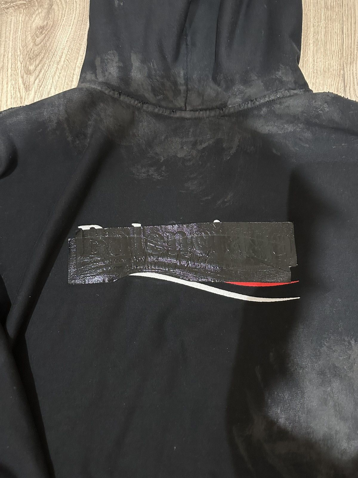 Balenciaga Balenciaga mud gaffer hoodie Size US XL / EU 56 / 4 - 6 Thumbnail