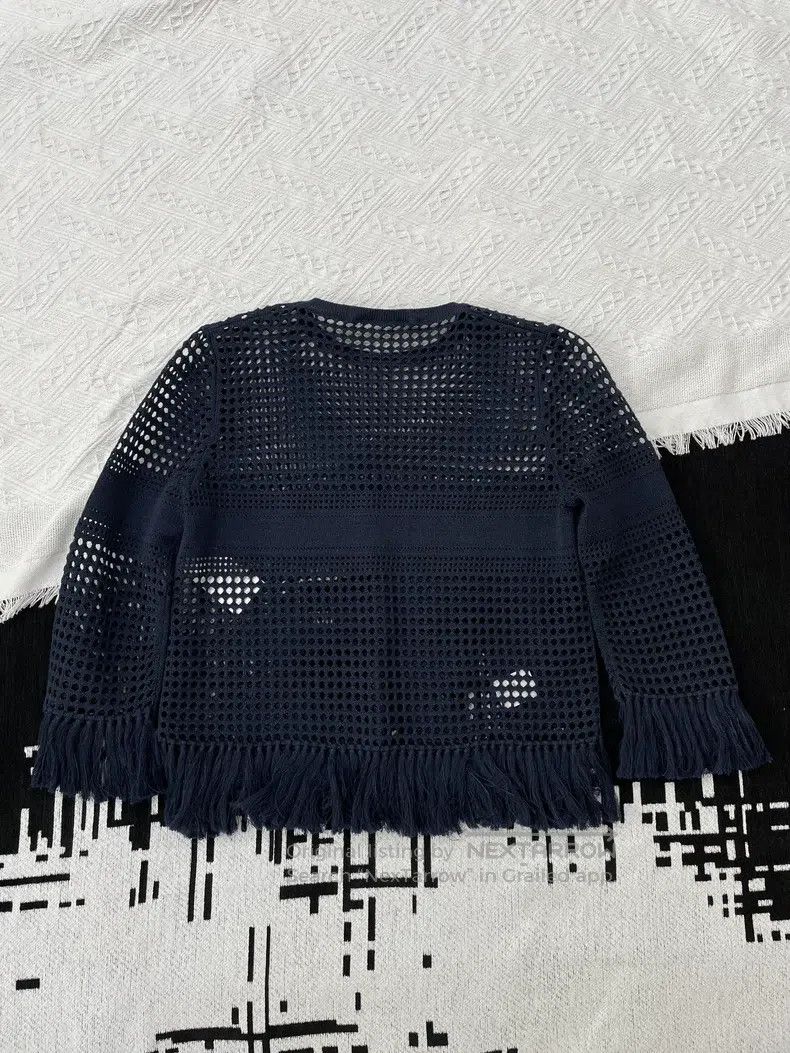 Dior Dior Hollow-out embroidery letter logo tassel knitted long Size XS / US 0-2 / IT 36-38 - 3 Thumbnail