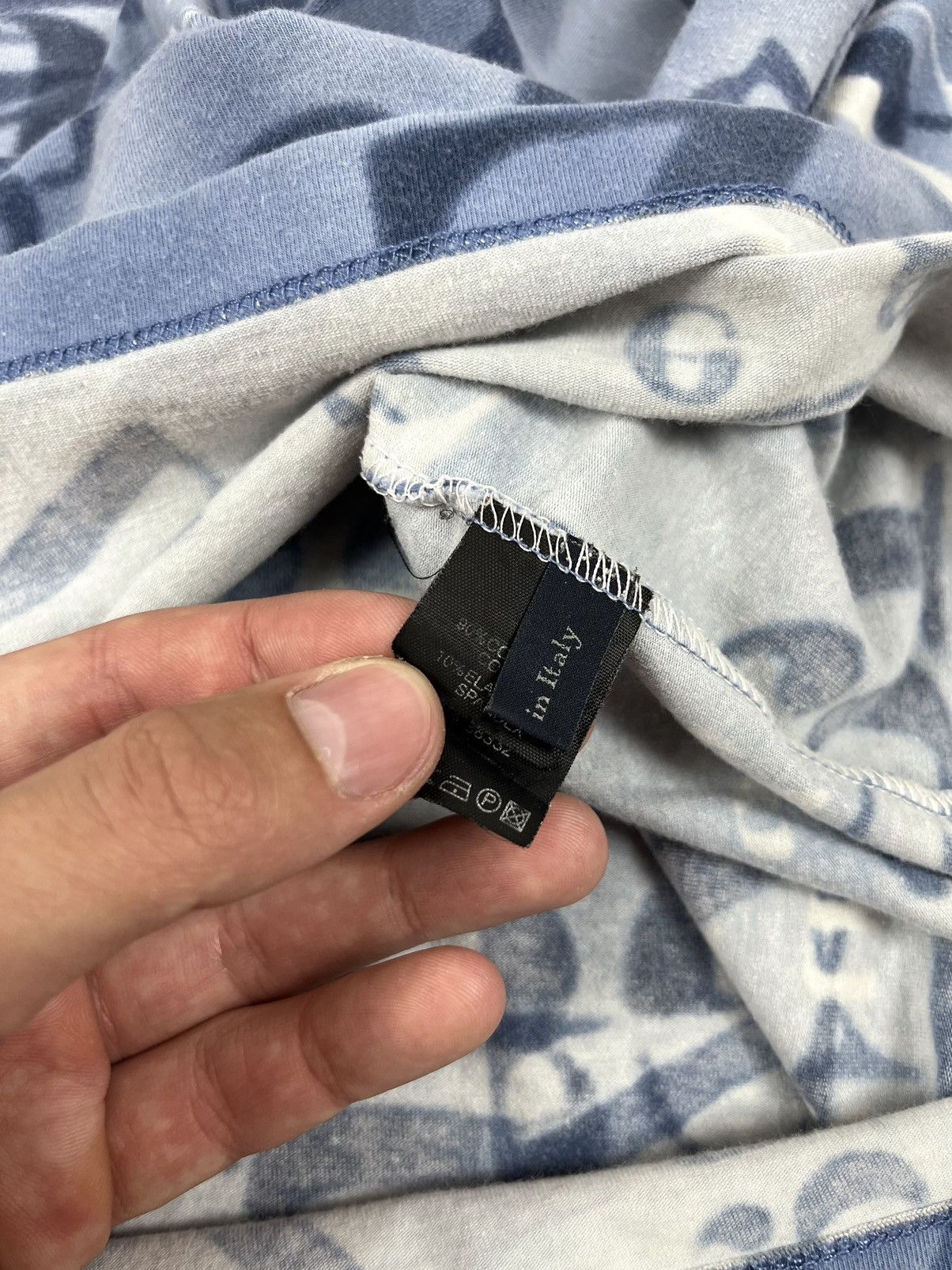 Ermenegildo Zegna Ermenegildo Zegna Sport Vintage Monogram Cotton T Shirt Size US XL / EU 56 / 4 - 7 Thumbnail