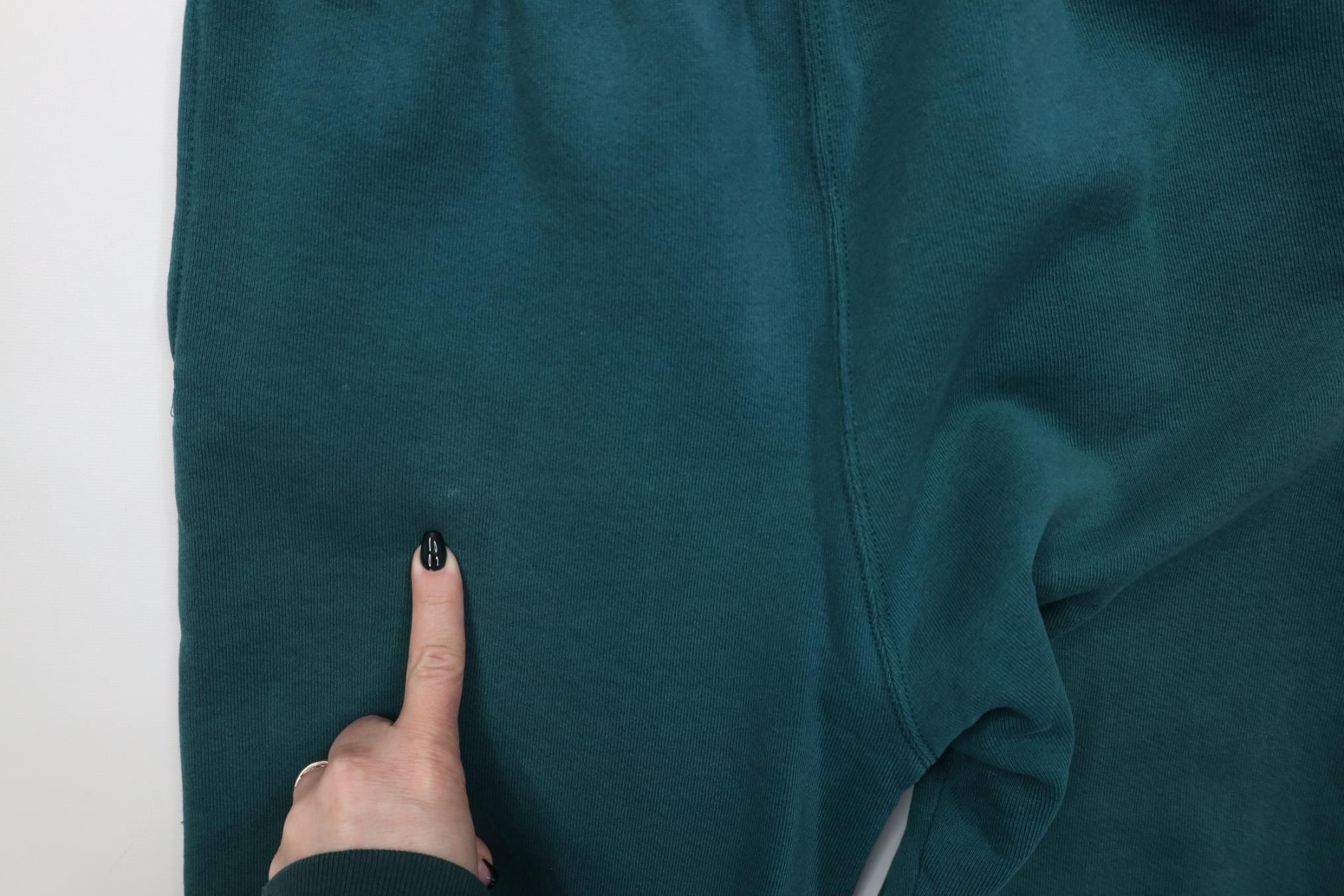 Vintage Vintage 90s Streetwear Blank Sweatpants Joggers Pants Green Size 28" / US 6 / IT 42 - 7 Thumbnail
