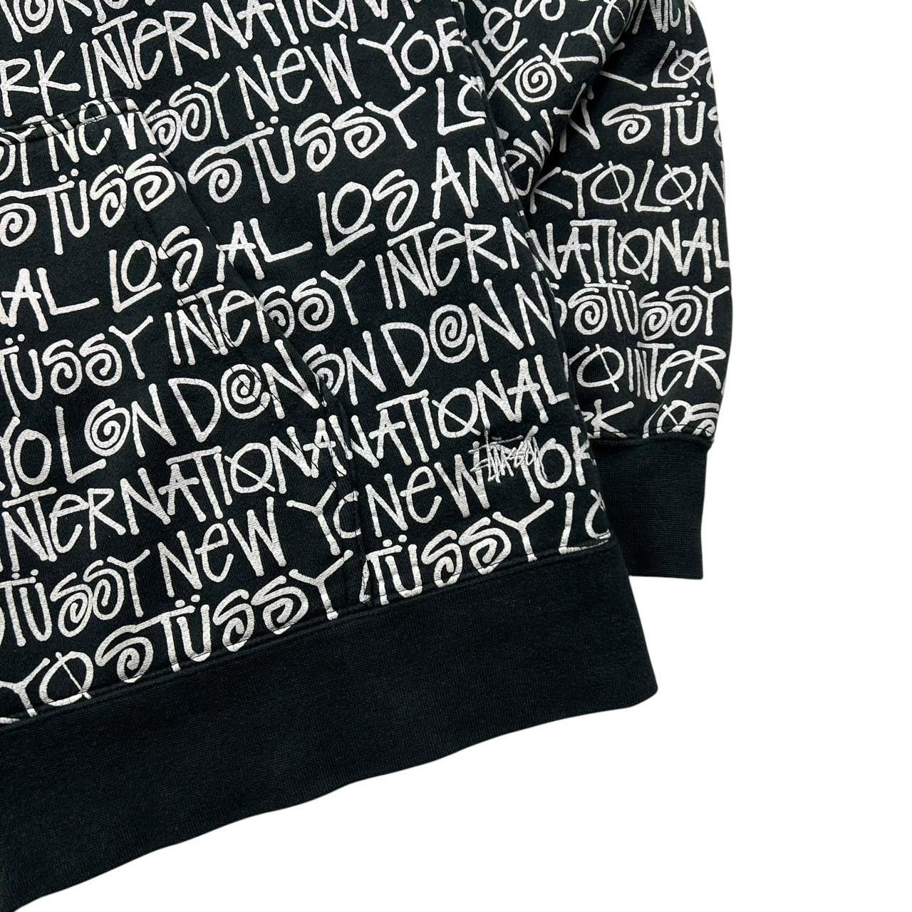 Stussy Vintage Stussy World Tour City Text Zip Up Hoodie - Large Size US L / EU 52-54 / 3 - 3 Thumbnail