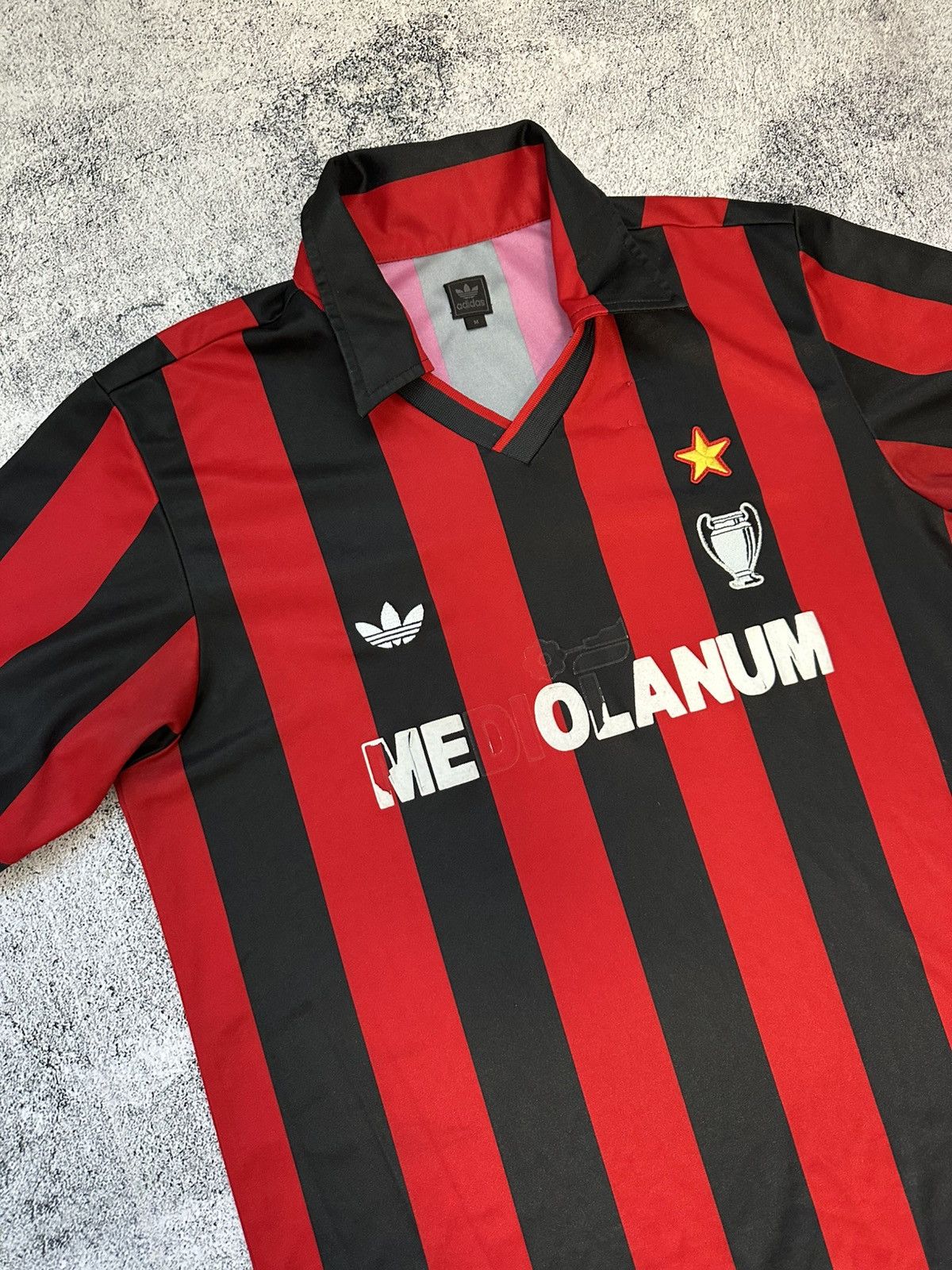 Vintage Vintage Milan 1990-1991 Adidas Jersey UEFA Super Cup Size US M / EU 48-50 / 2 - 4 Thumbnail