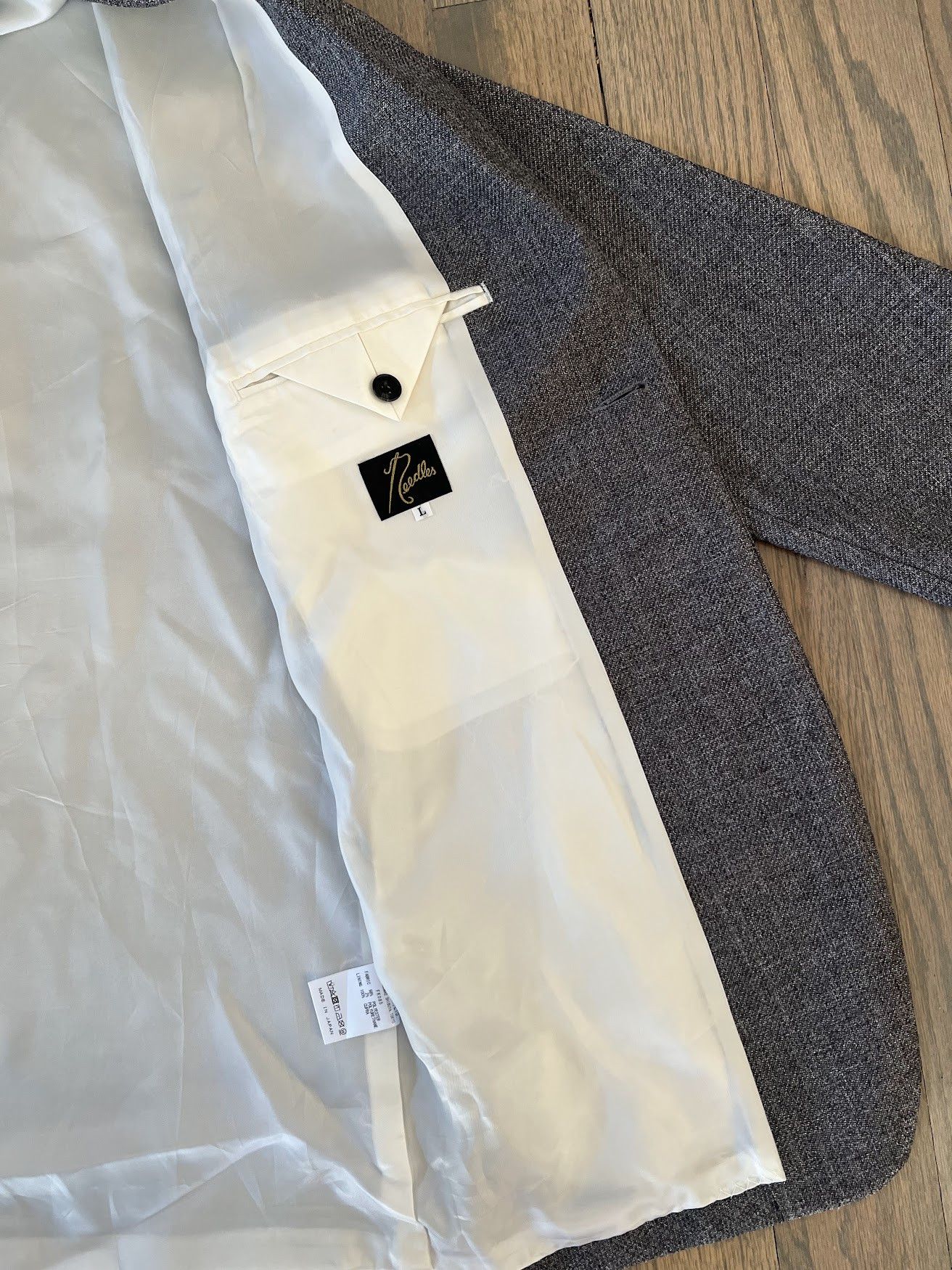 Needles Needles Gray Seamless Blazer Size 46R - 4 Thumbnail