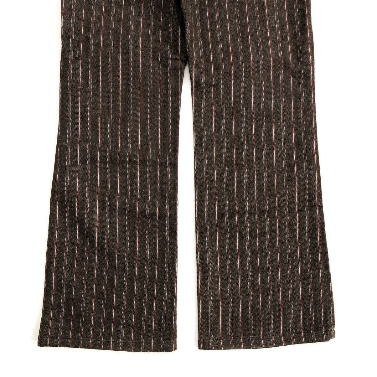 20471120 × If Six Was Nine × semanticdesign Y2K Semantic Design Striped Brown Travis Scott Denim Pants Size US 30 / EU 46 - 10 Thumbnail