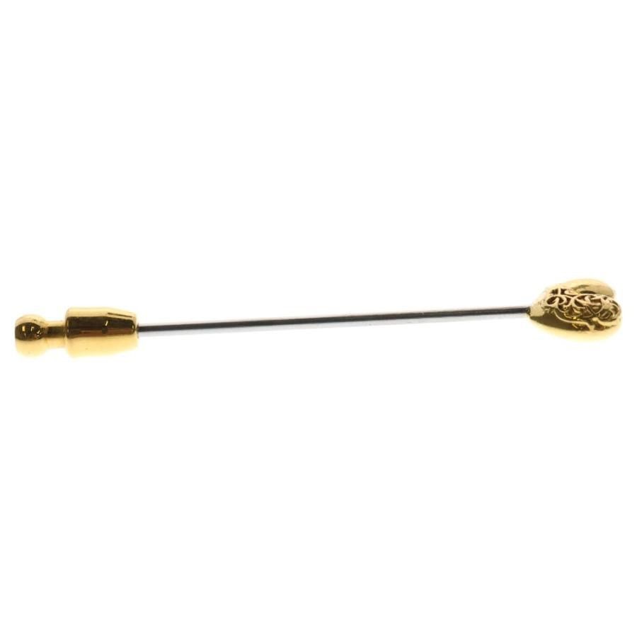 Chrome Hearts Chrome Hearts 22K Mini Heart Lapel Pin Gold Size ONE SIZE - 3 Thumbnail