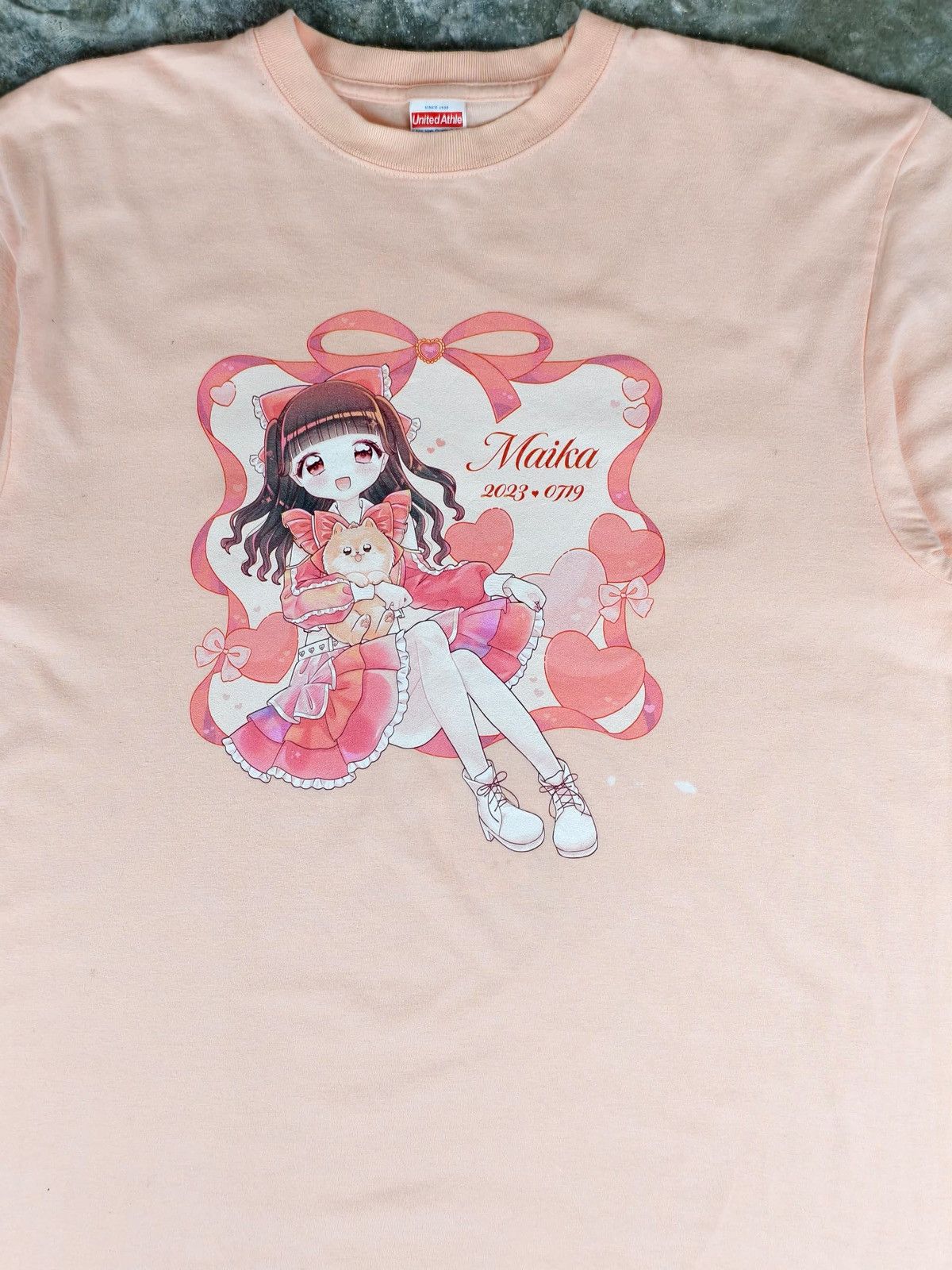Anime × Japanese Brand Anime Custom Maika United Athle T-Shirt Size US XL / EU 56 / 4 - 4 Thumbnail