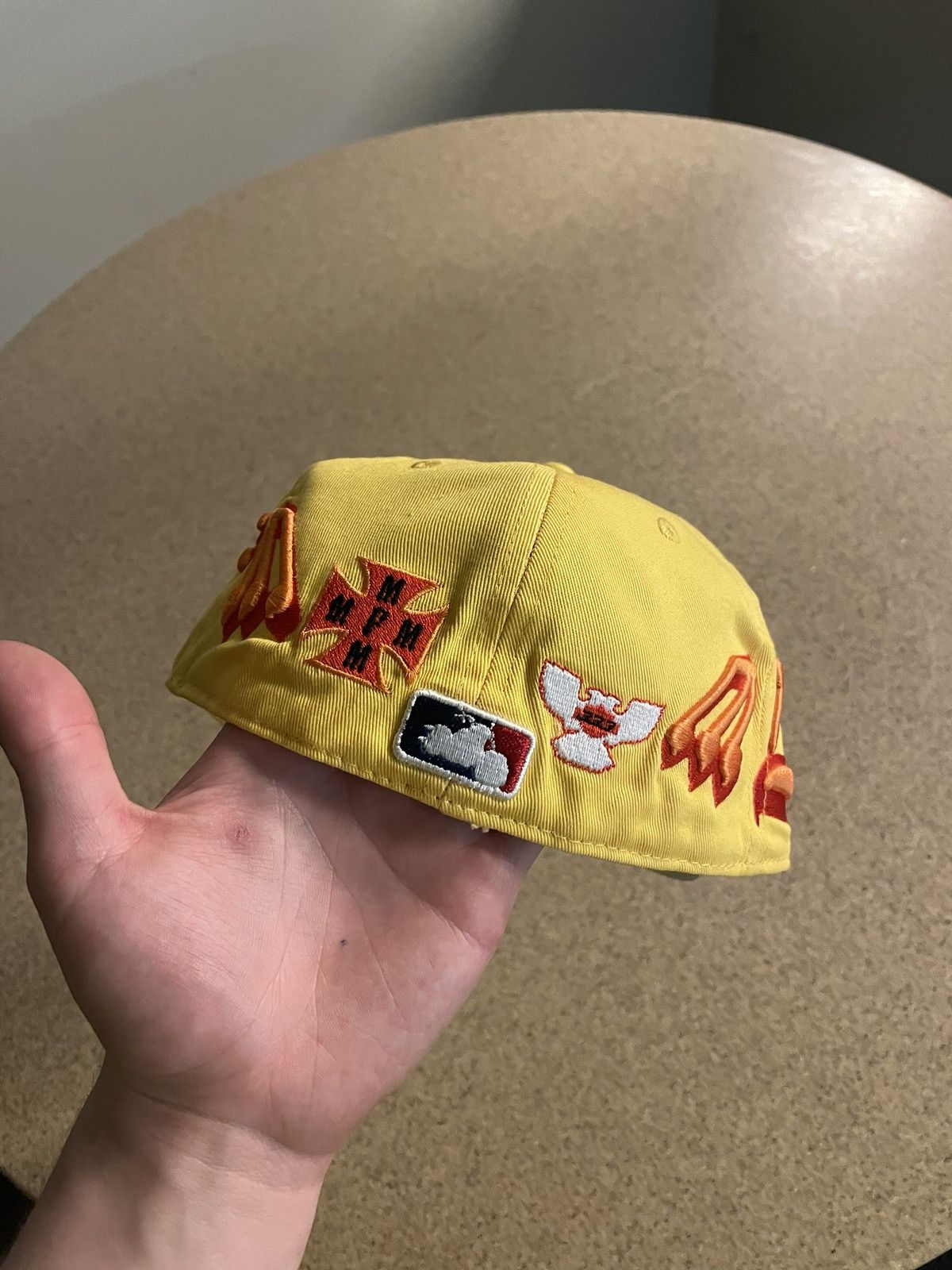 murd333r.fm Murd33r.fm yellow cap 7 1/4 Size ONE SIZE - 3 Thumbnail