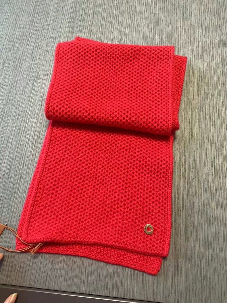 Loro Piana LORO PIANA Red cashmere scarf Size ONE SIZE - 5 Thumbnail
