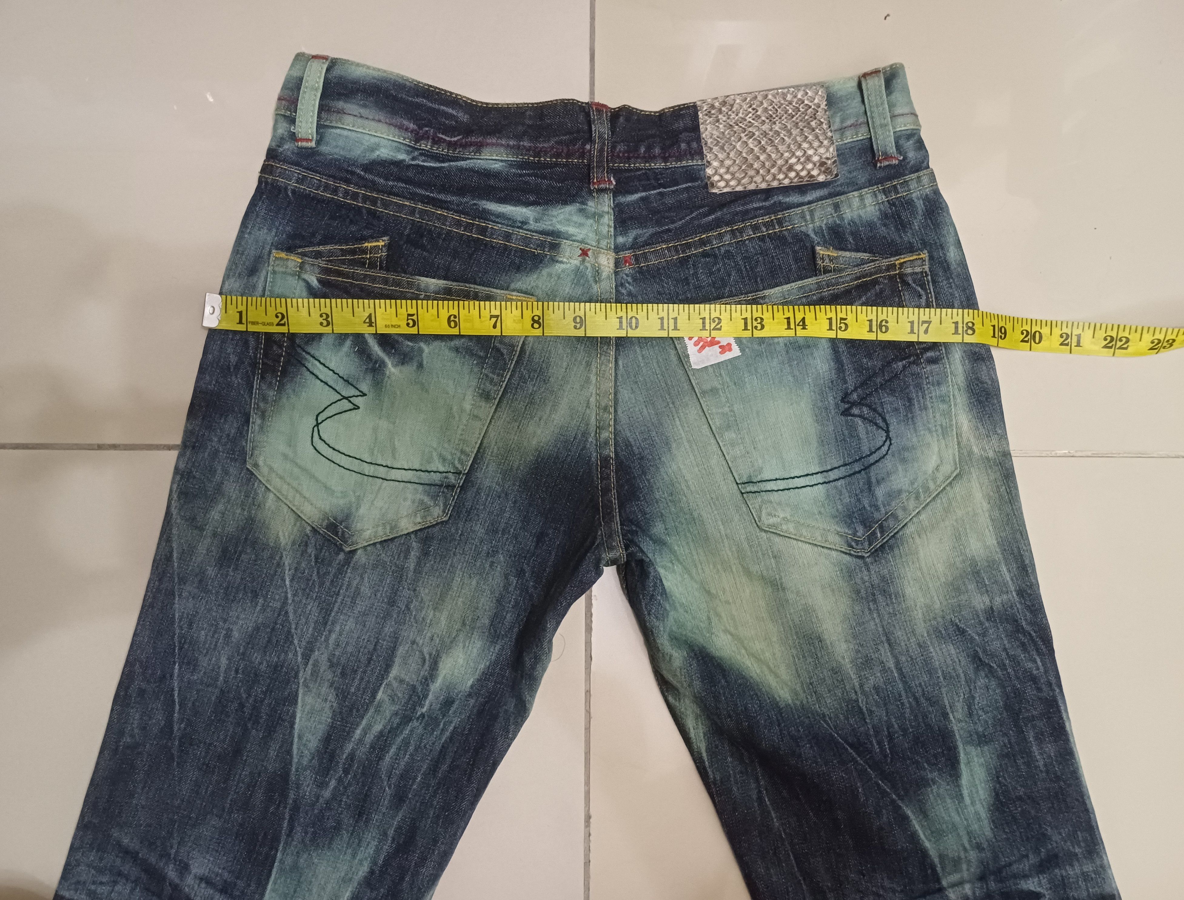 semanticdesign Crazy flared jeans, semantic design ..snake leather Size US 32 / EU 48 - 16 Thumbnail