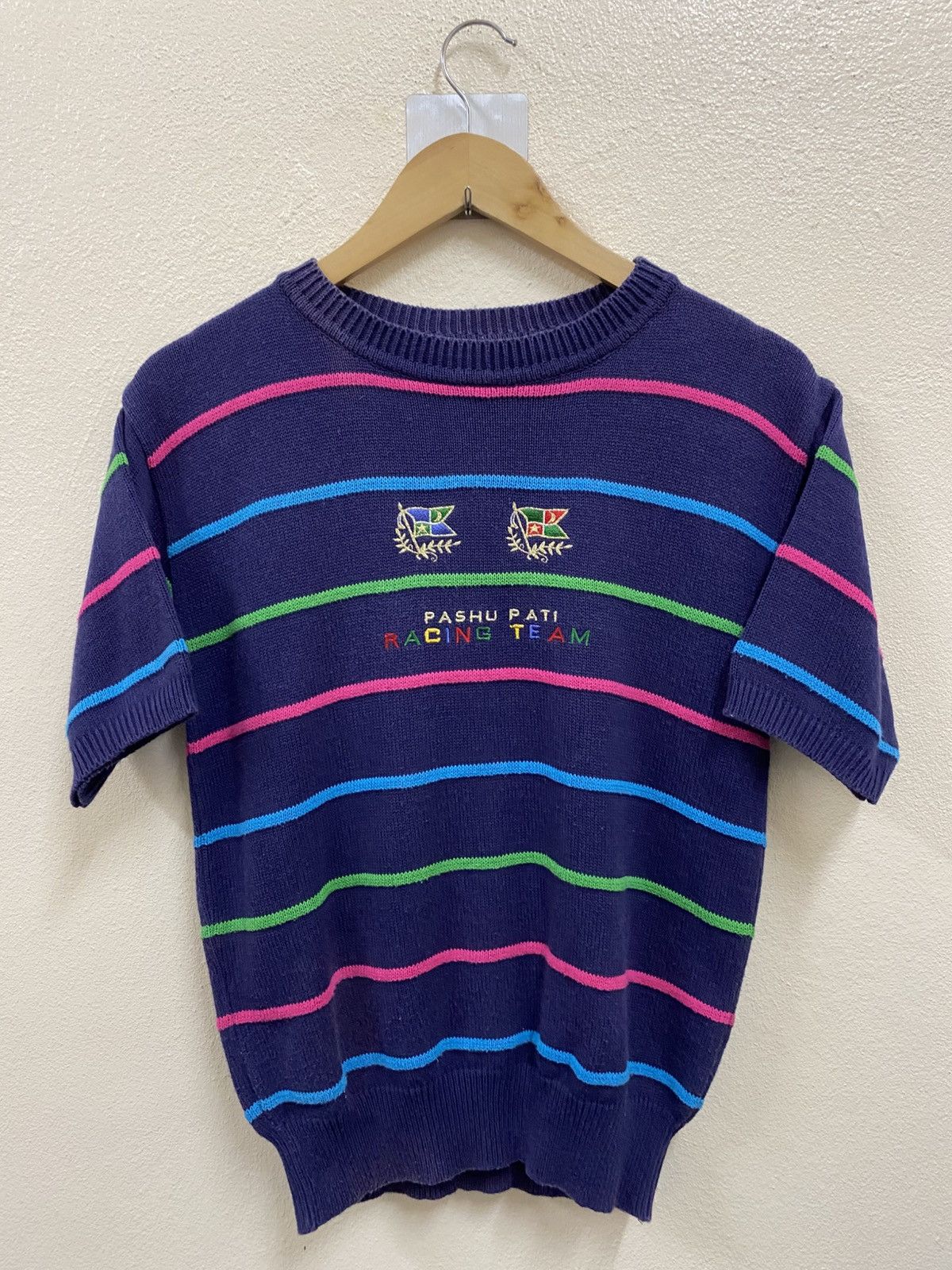 Vintage Vintage Pashu Pati Racing Team Knitwear Size US M / EU 48-50 / 2 - 1 Thumbnail