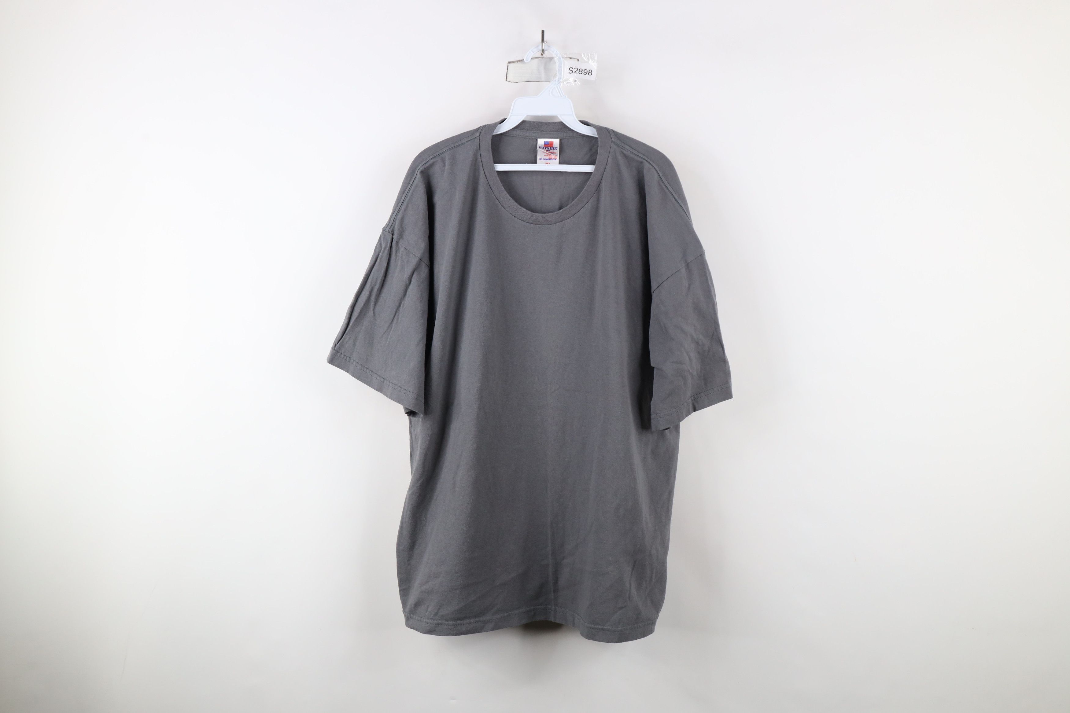 Vintage Vintage 90s Streetwaer Heavy Union Made Cotton T-Shirt USA Size US XXL / EU 58 / 5 - 1 Thumbnail
