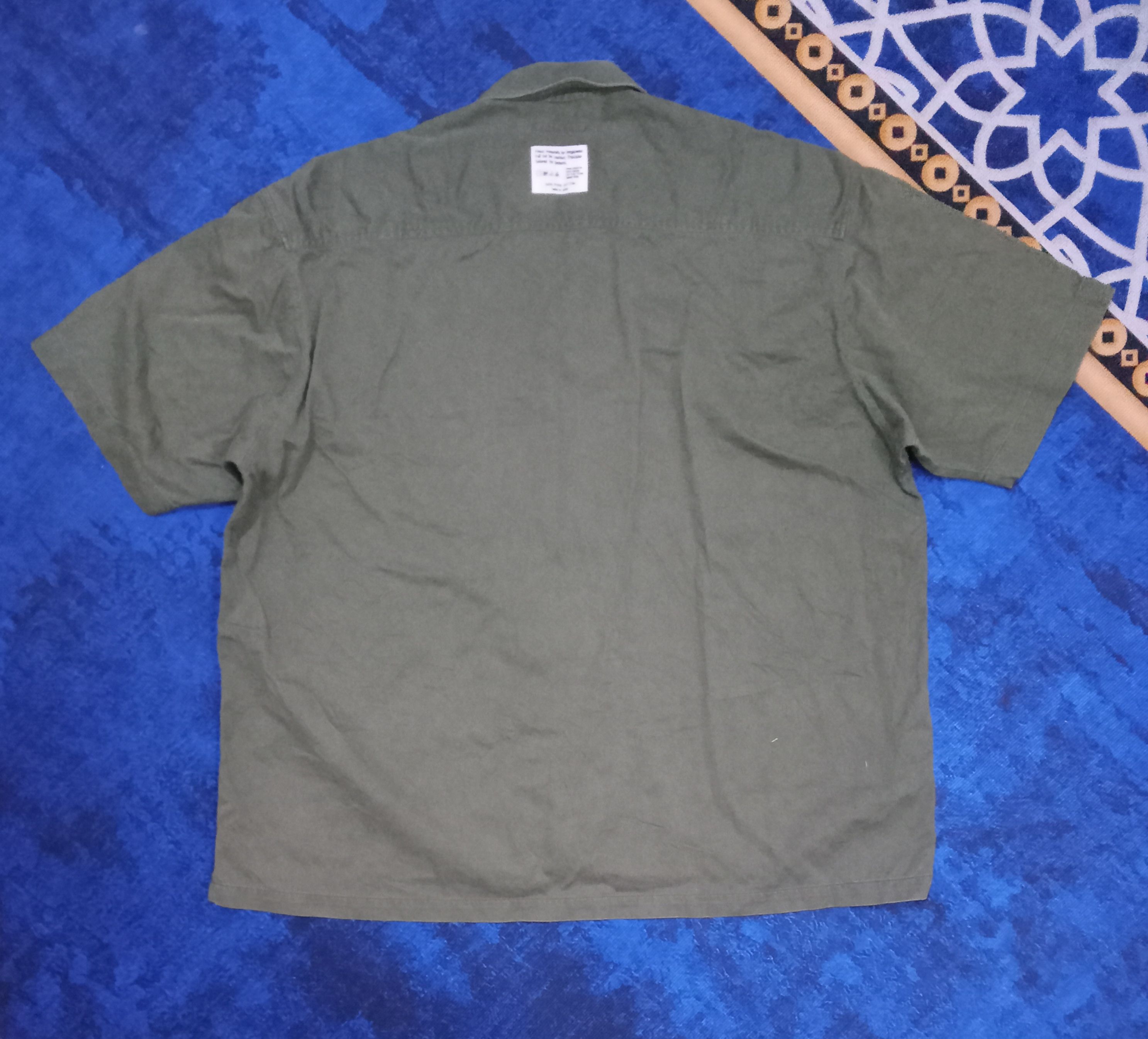 Japanese Brand E'travail Privateroad Open Collar Rare Design Work Shirt Size US L / EU 52-54 / 3 - 2 Thumbnail