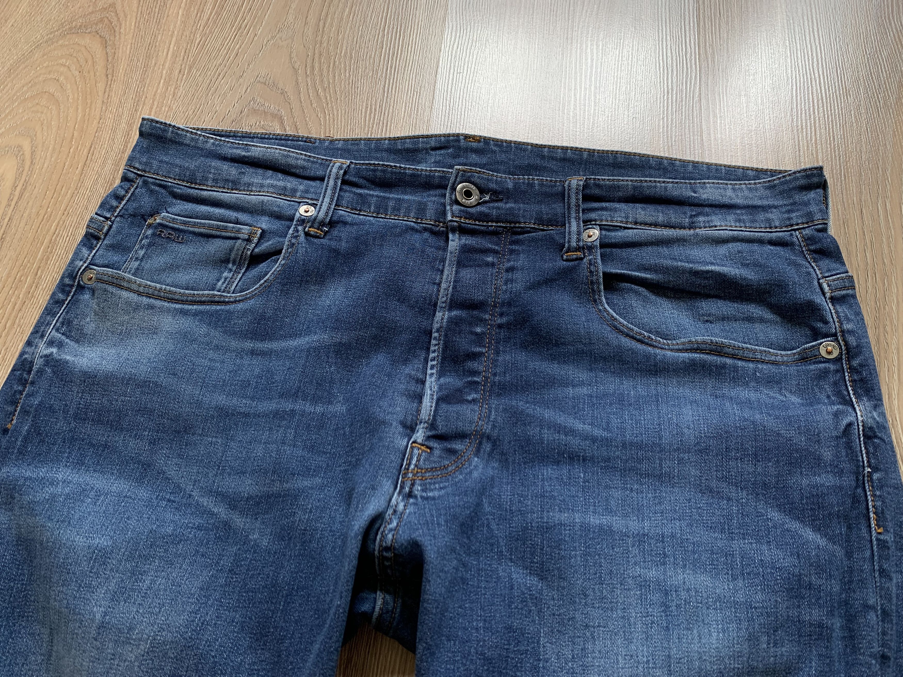 G-Star G Star Raw 3301 Straight Tapered Jeans Size US 32 / EU 48 - 4 Thumbnail