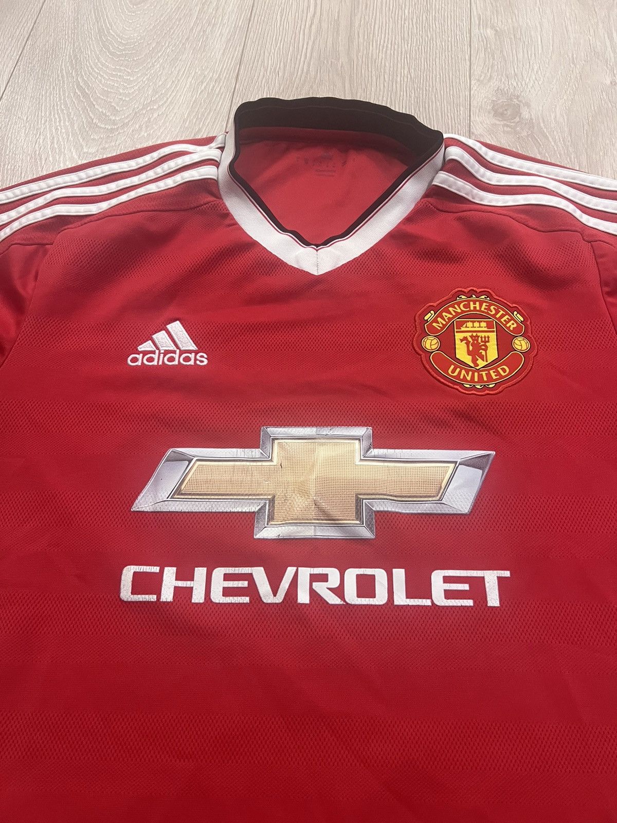 Adidas × Vintage Manchester United Soccer Kit Jersey Size US M / EU 48-50 / 2 - 2 Thumbnail