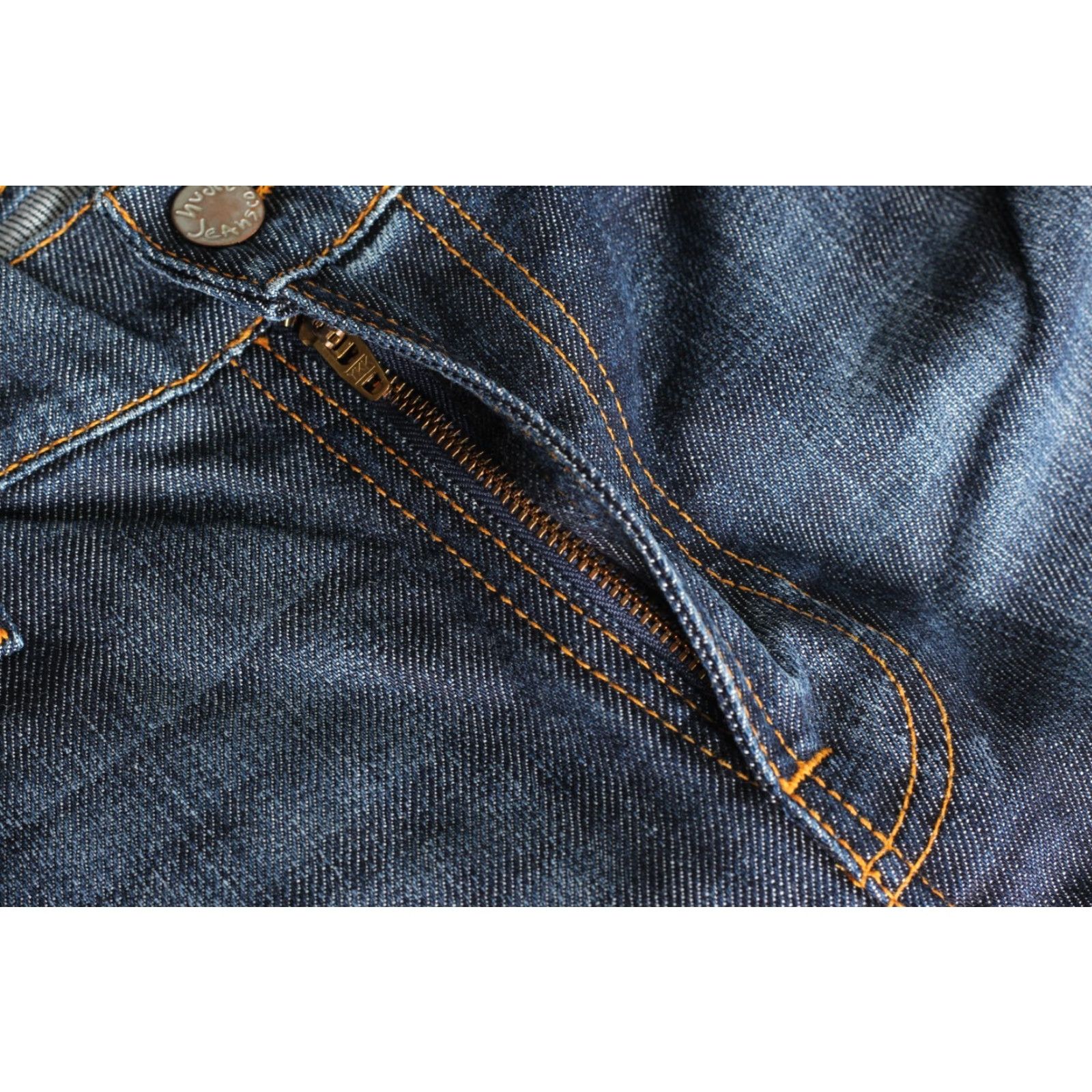 Nudie Jeans NUDIE JEANS SLIM JIM Cold Denim Jeans Men W33 L32 Stretch Regular Straight Jeans Size US 33 - 5 Thumbnail