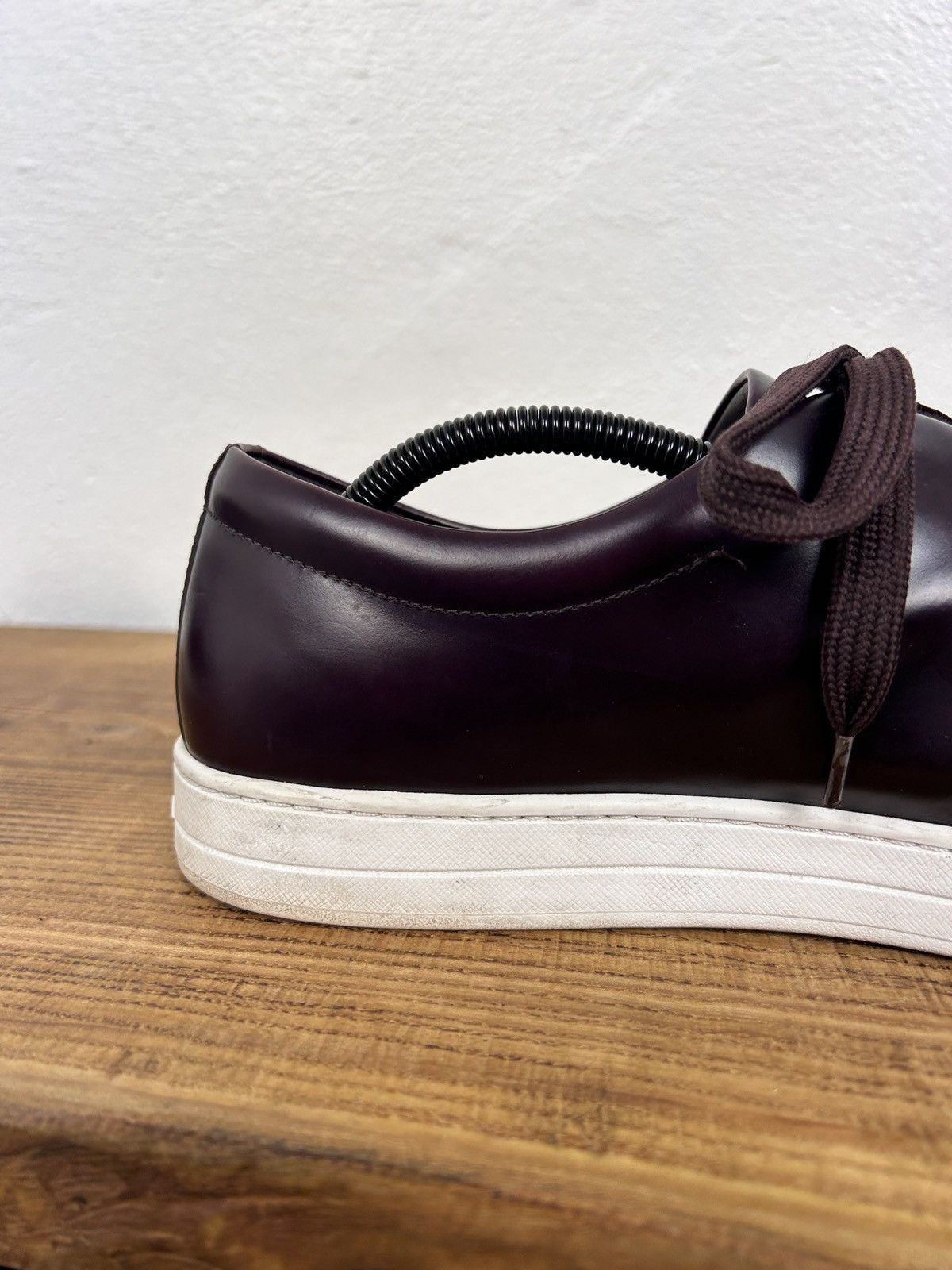 Prada Prada 4E2996 Brushed Spazzolato Leather Sneakers Size US 10 / EU 43 - 7 Thumbnail