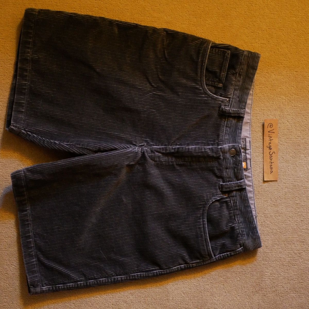 Quiksilver Quiksilver Waterman Corduroy Shorts – Faded Charcoal Size US 36 / EU 52 - 1 Thumbnail