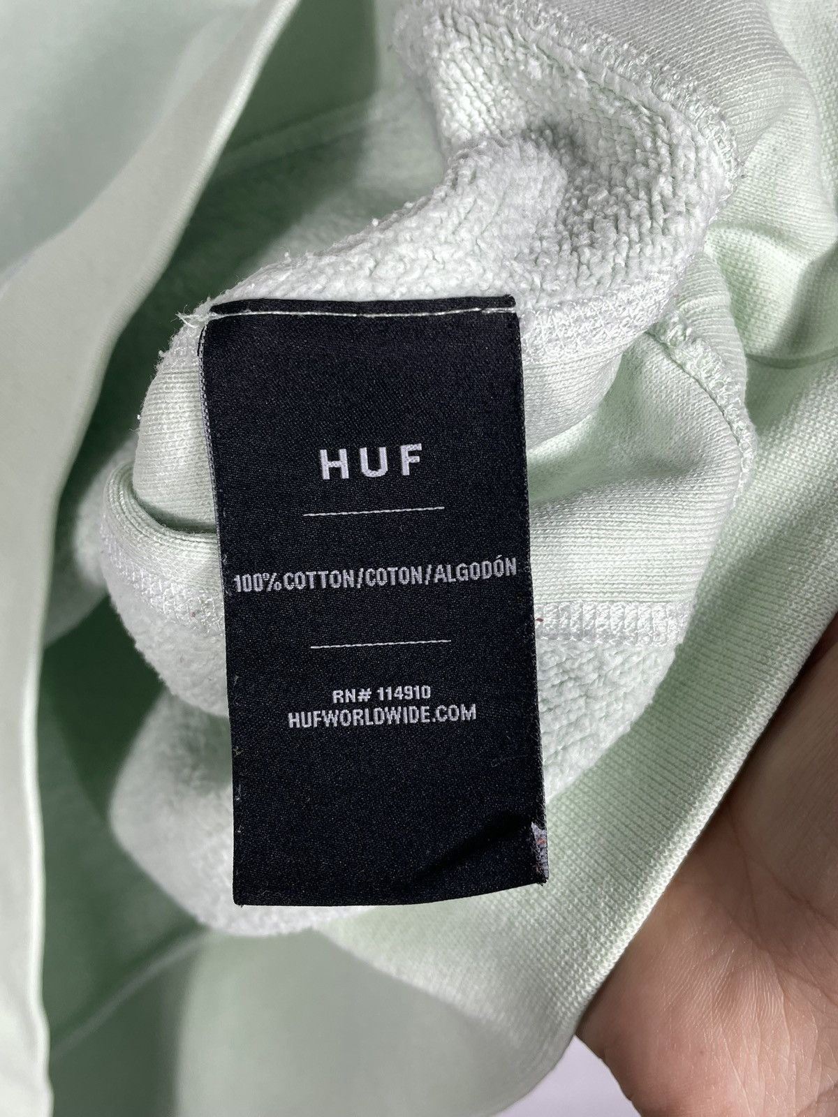 Huf × Vintage Huf Baggy Oversize Hoodie Sweatshirt Hiphop Swag Streetwear Size US M / EU 48-50 / 2 - 12 Thumbnail