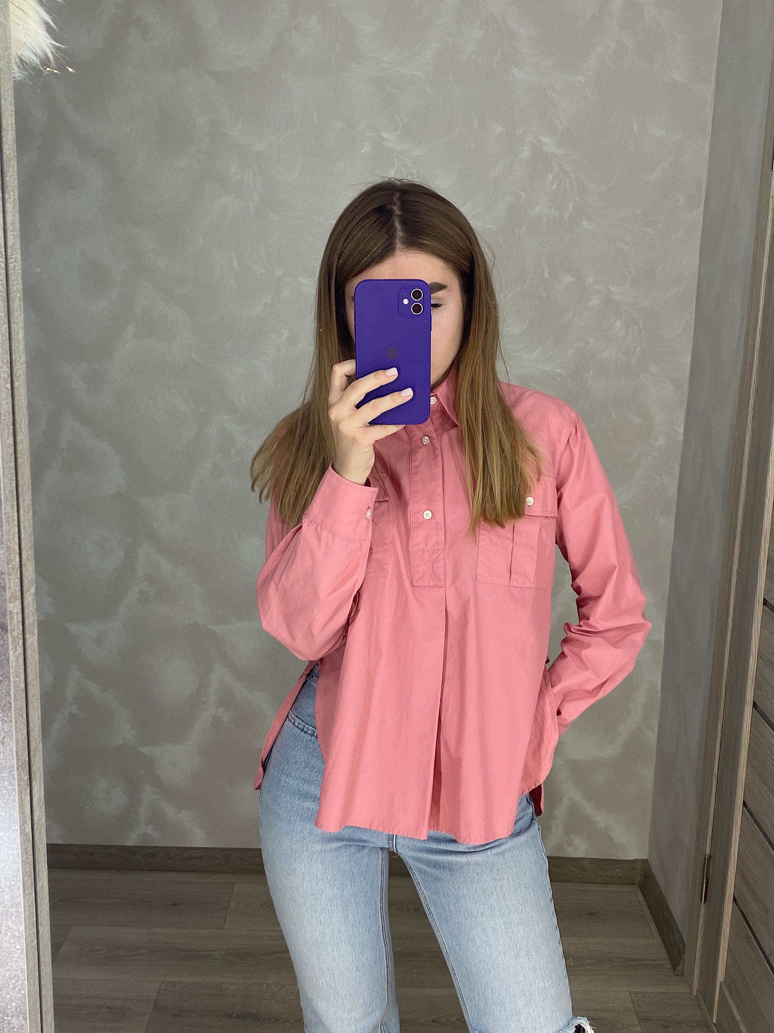 Designer × Plan C Plan C Shirt Women Pink Cargo Designer Size M / US 6-8 / IT 42-44 - 5 Thumbnail