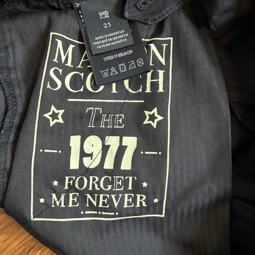 Scotch & Soda Scotch & Soda Forget Me Never Black Shorts w/ Belt Size 25 Size 25" / US 0 / IT 36 - 4 Thumbnail