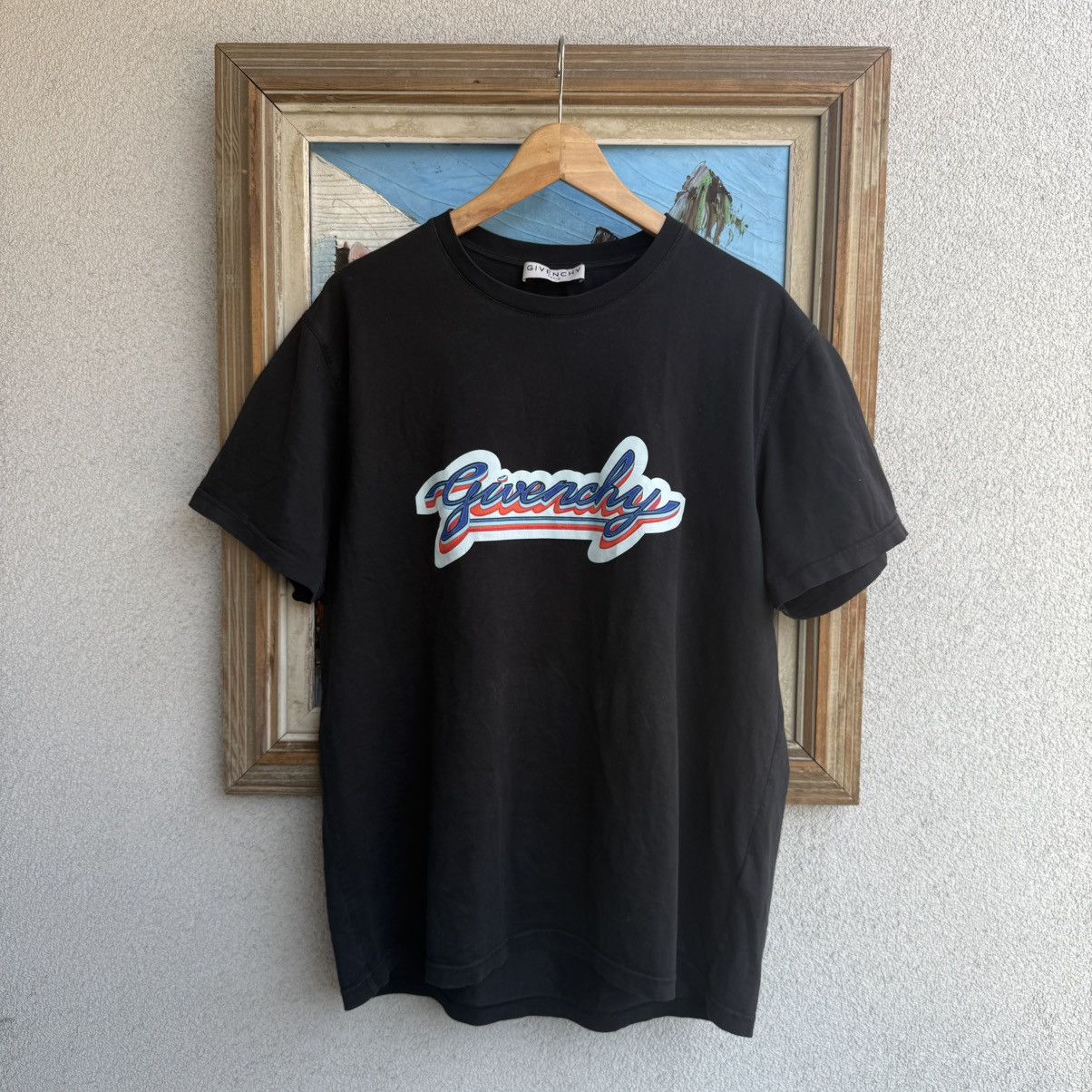 Givenchy Black Oversized Paris Vintage T-Shirt