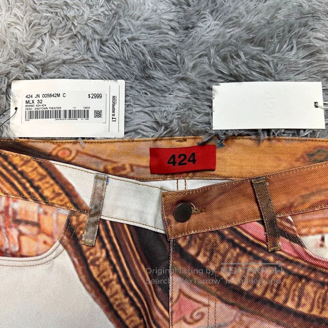 Stussy graffiti dyed denim pants for runway stars. Size US 32 / EU 48 - 6 Thumbnail