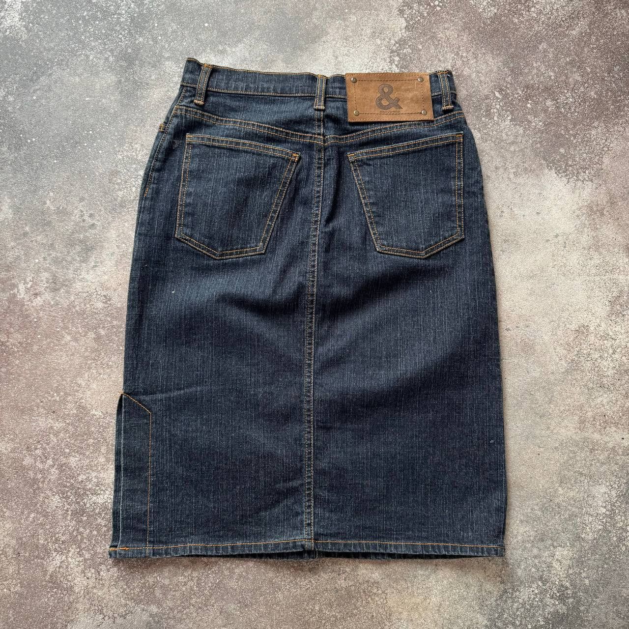 Dolce & Gabbana × Vintage Dolce & Gabbana Vintage Denim Skirt Size 27" / US 4 / IT 40 - 1 Thumbnail
