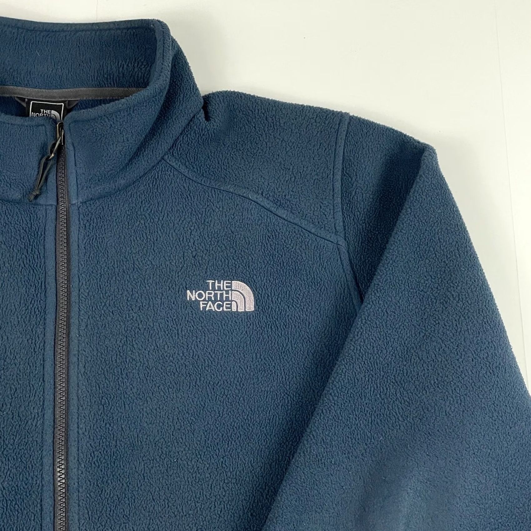 The North Face The North Face Jacket Mens XL Blue Fleece Full Zip Outdoors Regular Fit Wind-Resistant Pockets Logo Embroidered Casual, Travel, Workwear Men Size US XL / EU 56 / 4 - 3 Thumbnail