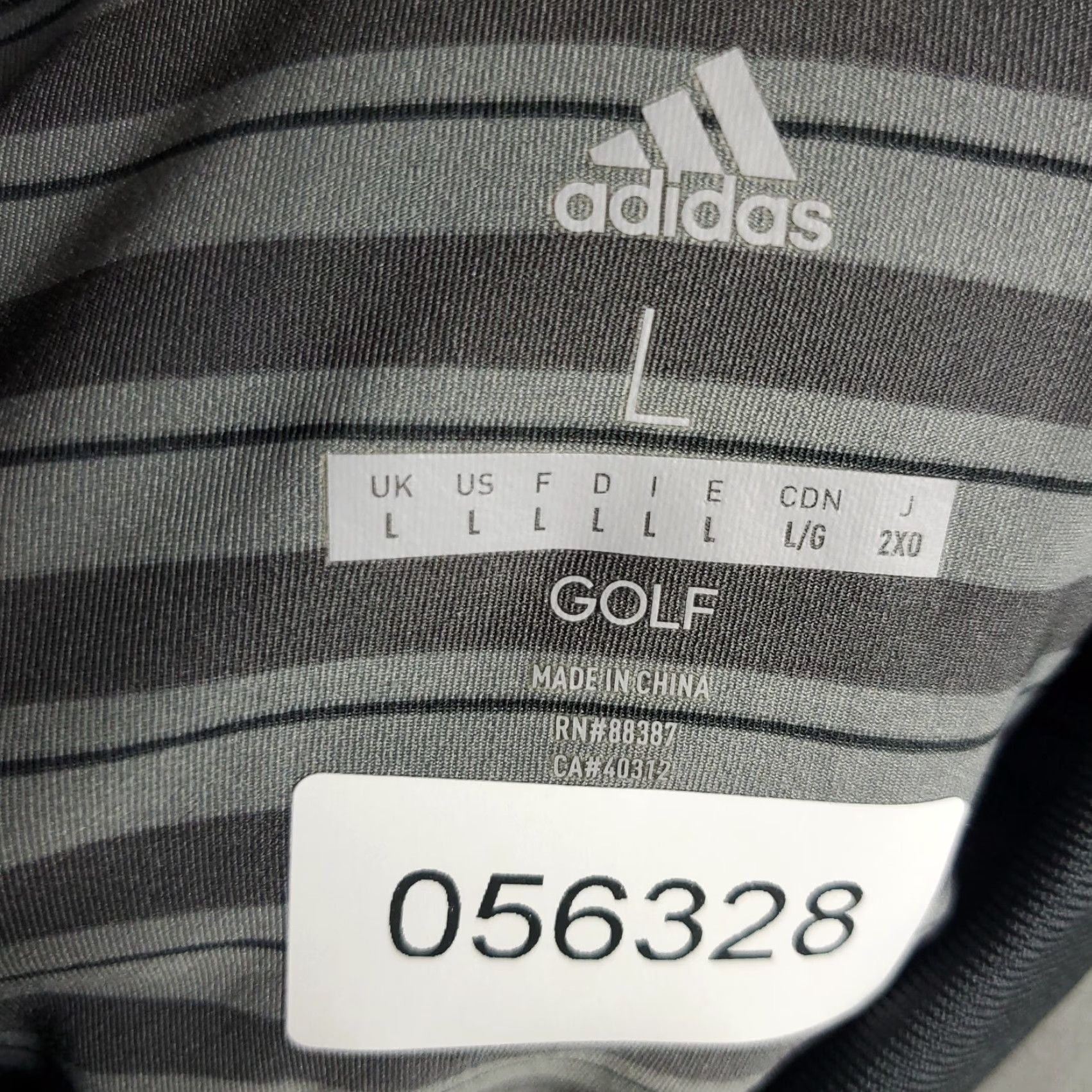 Adidas Adidas Polo Shirt Mens L Gray Striped Golf Casual Short Sleeve Polo Shirt Mens L Gray Striped Golf Casual Short Sleeve Size US L / EU 52-54 / 3 - 8 Thumbnail