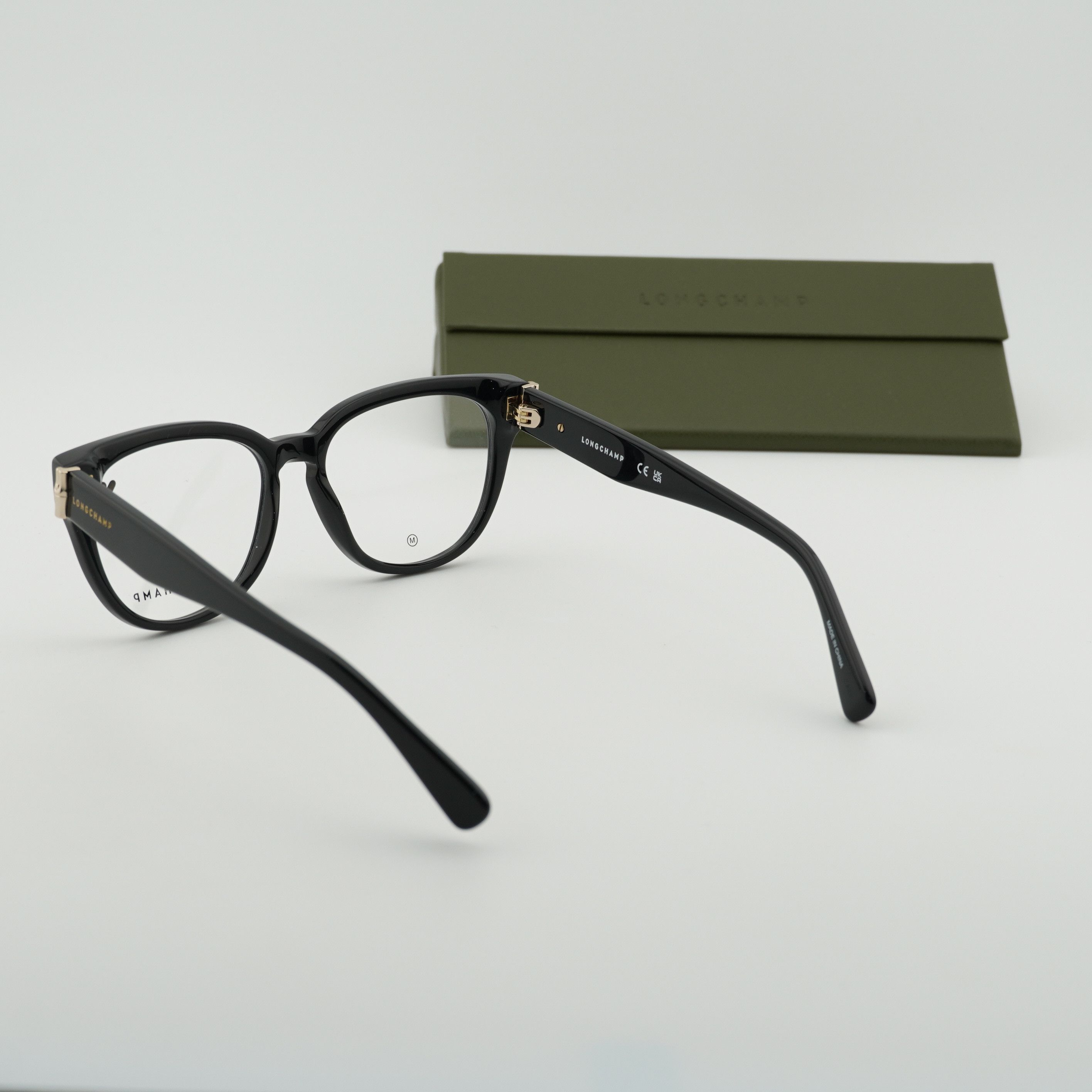 Longchamp Longchamp LO2732 001 Eyeglasses Black 52mm Square Frame Size ONE SIZE - 10 Thumbnail