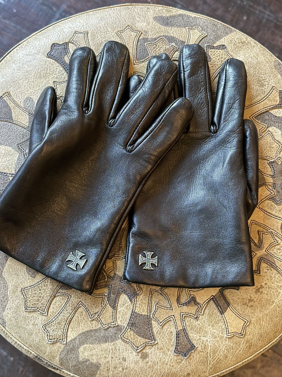 Enfants Riches Deprimes ENFANTS RICHES DEPRIMES LEATHER GLOVES Size ONE SIZE - 1 Thumbnail