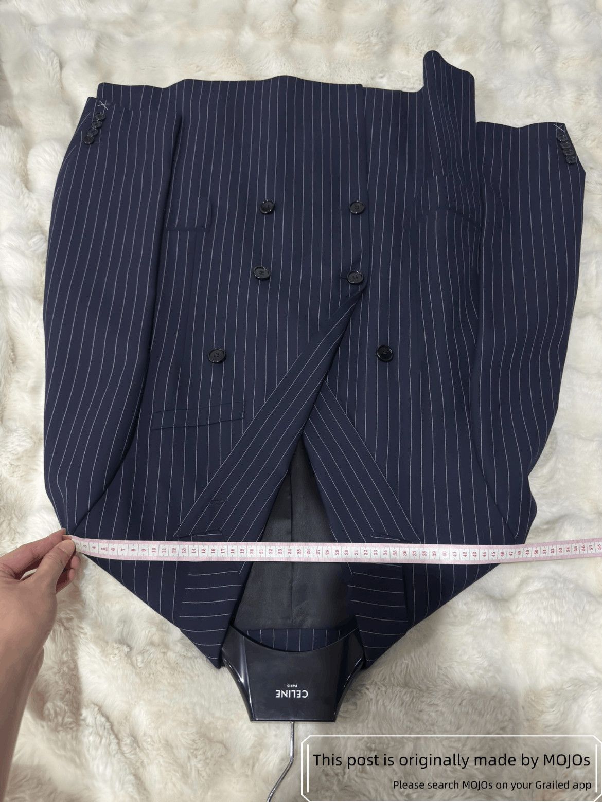 Celine Sz 50 Celine 23AW Runway Stripe Pattern Jacket Size US M / EU 48-50 / 2 - 7 Thumbnail