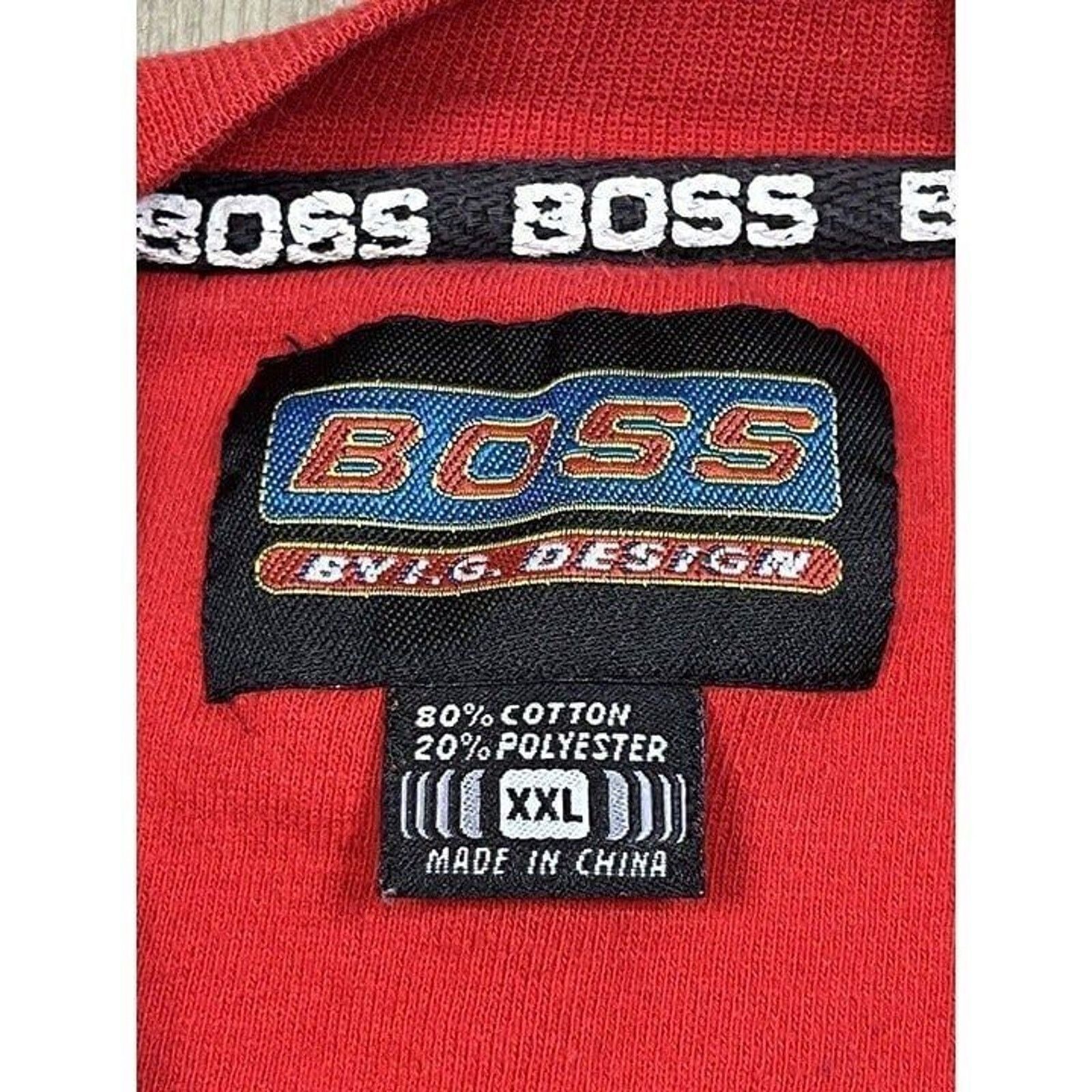 Hugo Boss Vintage Boss IG Design 3D Stitched Spell Out Crewneck XXL Size US XXL / EU 58 / 5 - 3 Thumbnail