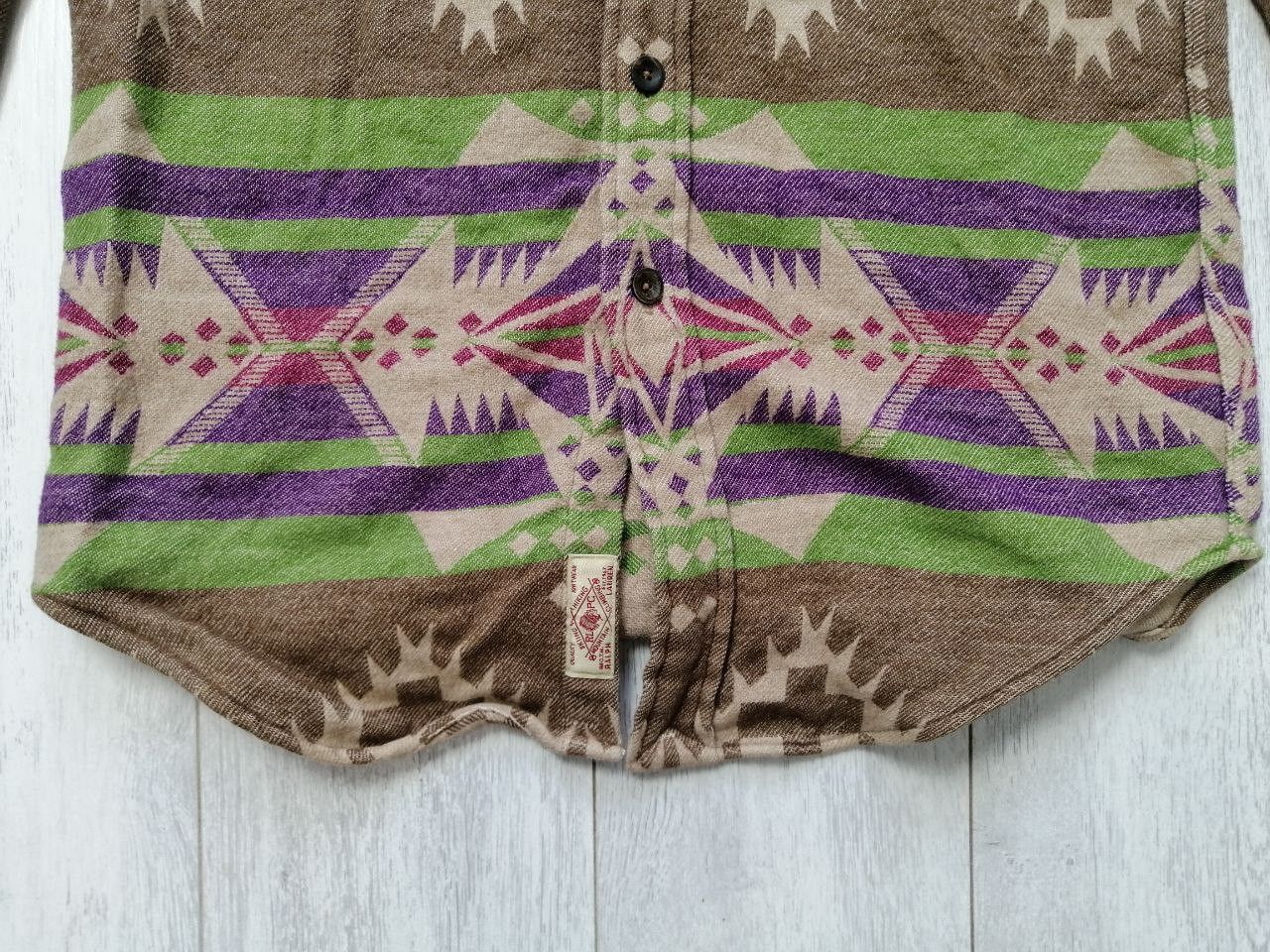 Polo Ralph Lauren Polo Ralph Lauren Vintage Native Navajo Aztec Flannel Size US S / EU 44-46 / 1 - 3 Thumbnail