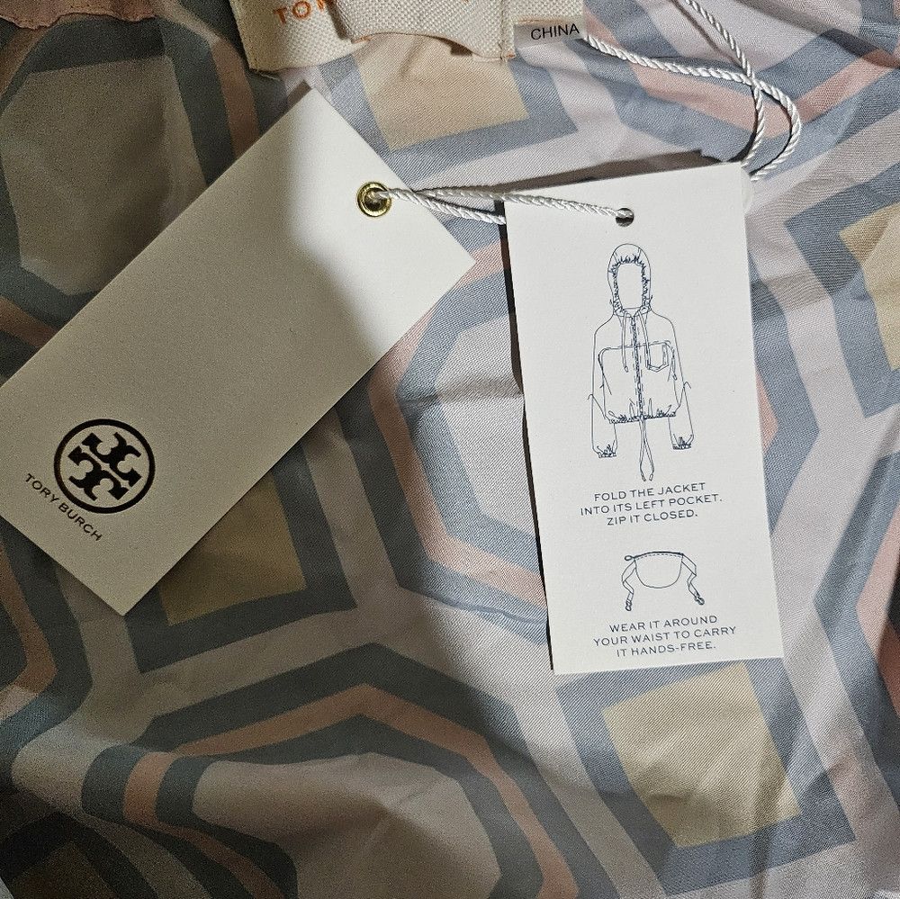Tory Burch Tory Burch Digby Geometric Packable Lightweight Jacket 0 xs Size S / US 4 / IT 40 - 4 Thumbnail