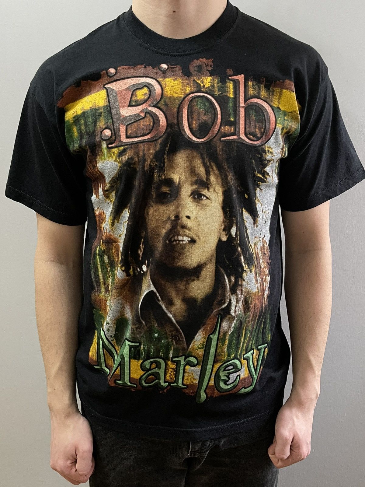 Band Tees Vintage Bob Marley Jamaica Rare Rasta Weed Cannabis Rap Tee Size US M / EU 48-50 / 2 - 3 Thumbnail