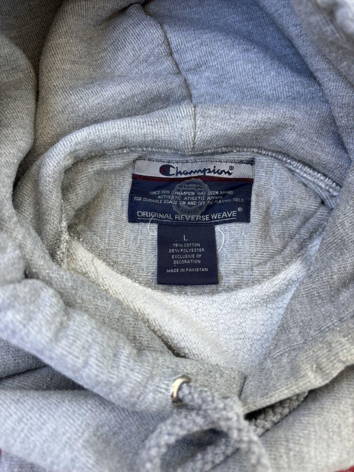 Champion Y2K weatshirt Mens L Gray Champion OG Reverse Weave Size US XL / EU 56 / 4 - 4 Thumbnail
