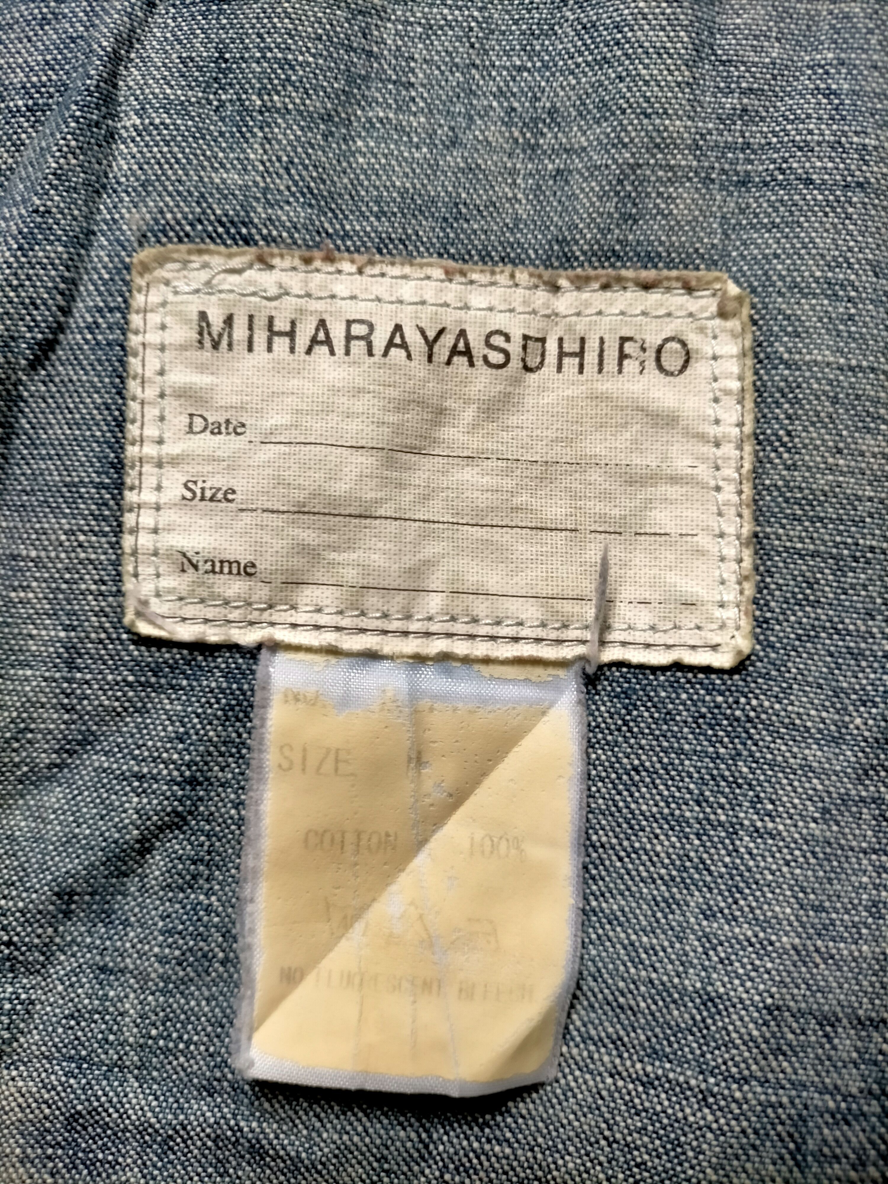 Maison MIHARA YASUHIRO Maison MIHARAYASUHIRO ⚡RARE Denim Pants Size US 34 / EU 50 - 24 Thumbnail