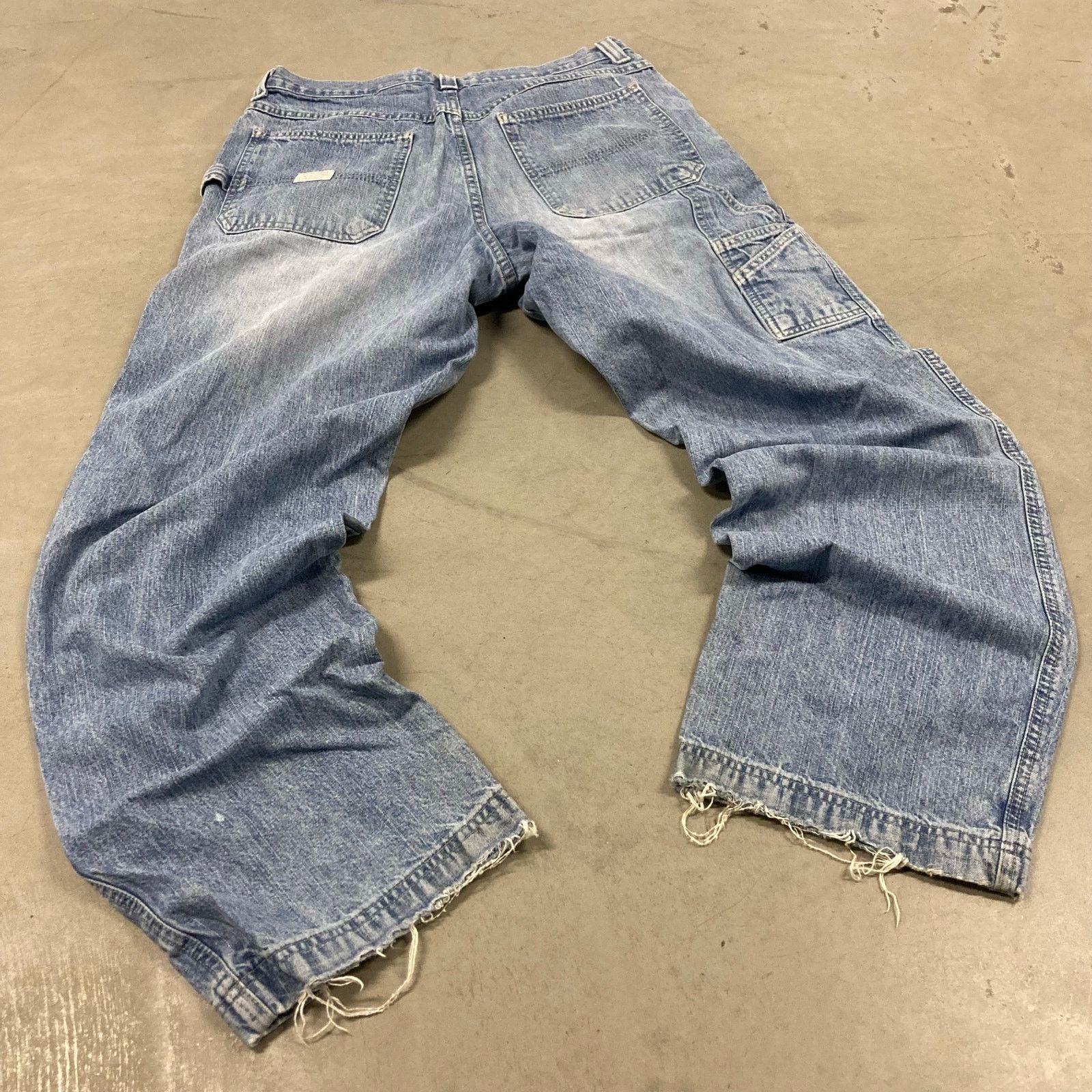 Old Navy × Vintage vintage baggy old navy cargo painter carpenter jeans 34x34 Size US 34 / EU 50 - 2 Thumbnail
