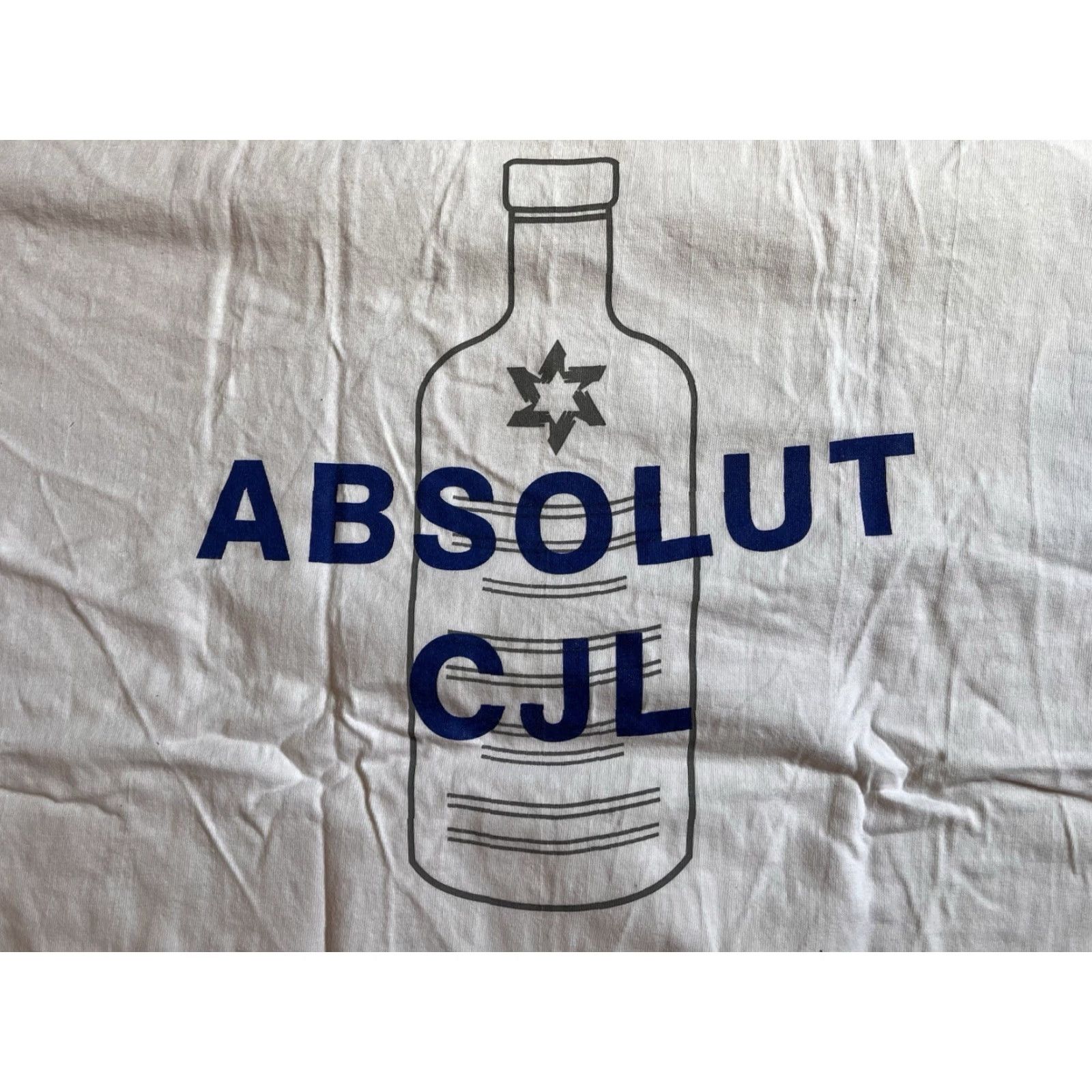 Hanes VINTAGE Hanes CJL Shirt XL White Princeton University Center For Jewish Life Absolut CJL Shirt Size US XL / EU 56 / 4 - 6 Thumbnail