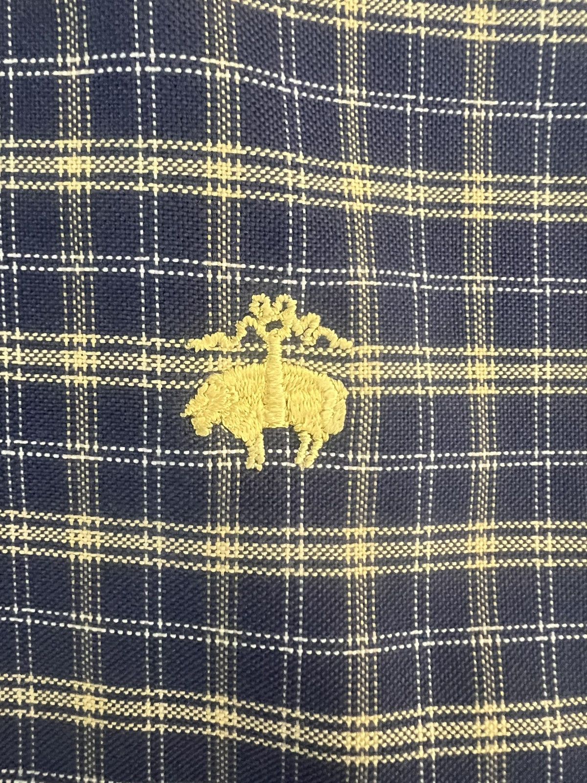 Brooks Brothers Brooks Brothers Shirt Large Blue Plaid Button Down Size US L / EU 52-54 / 3 - 6 Thumbnail